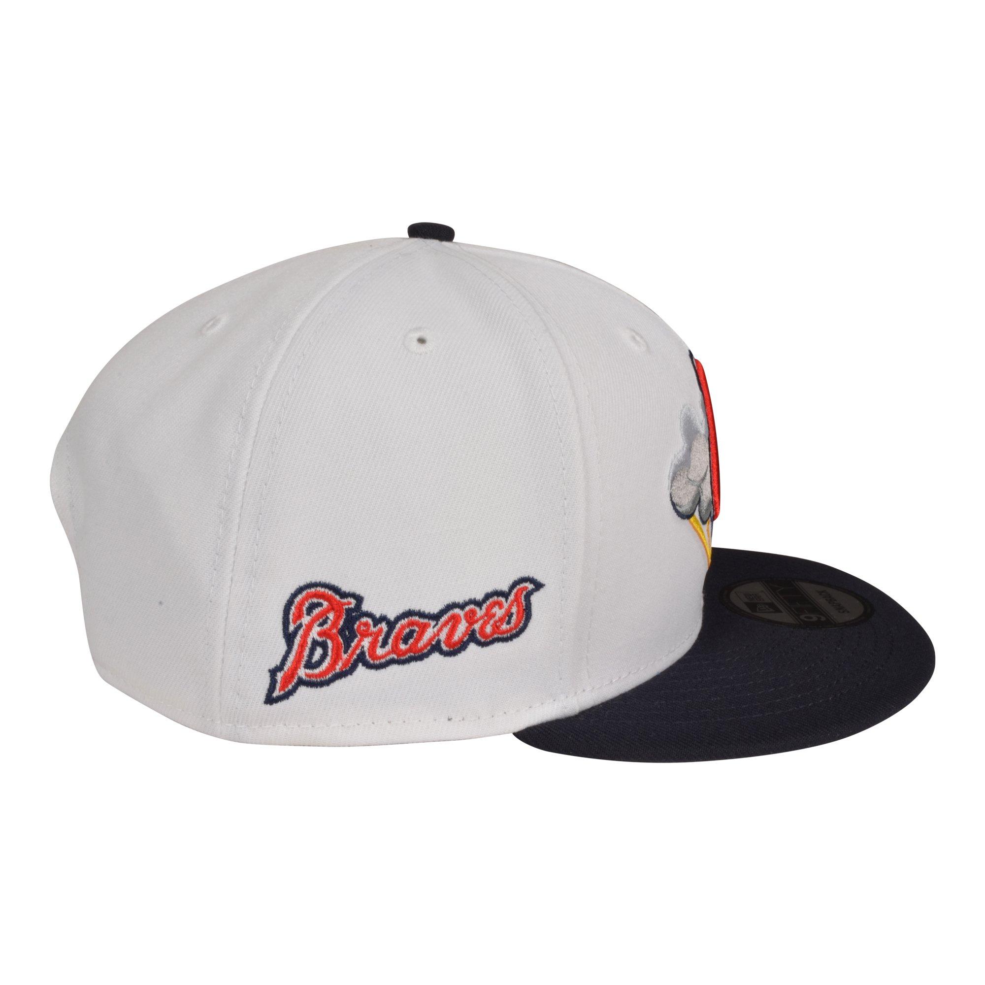 New Era Atlanta Braves 9FIFTY Cloud White/Navy Snapback