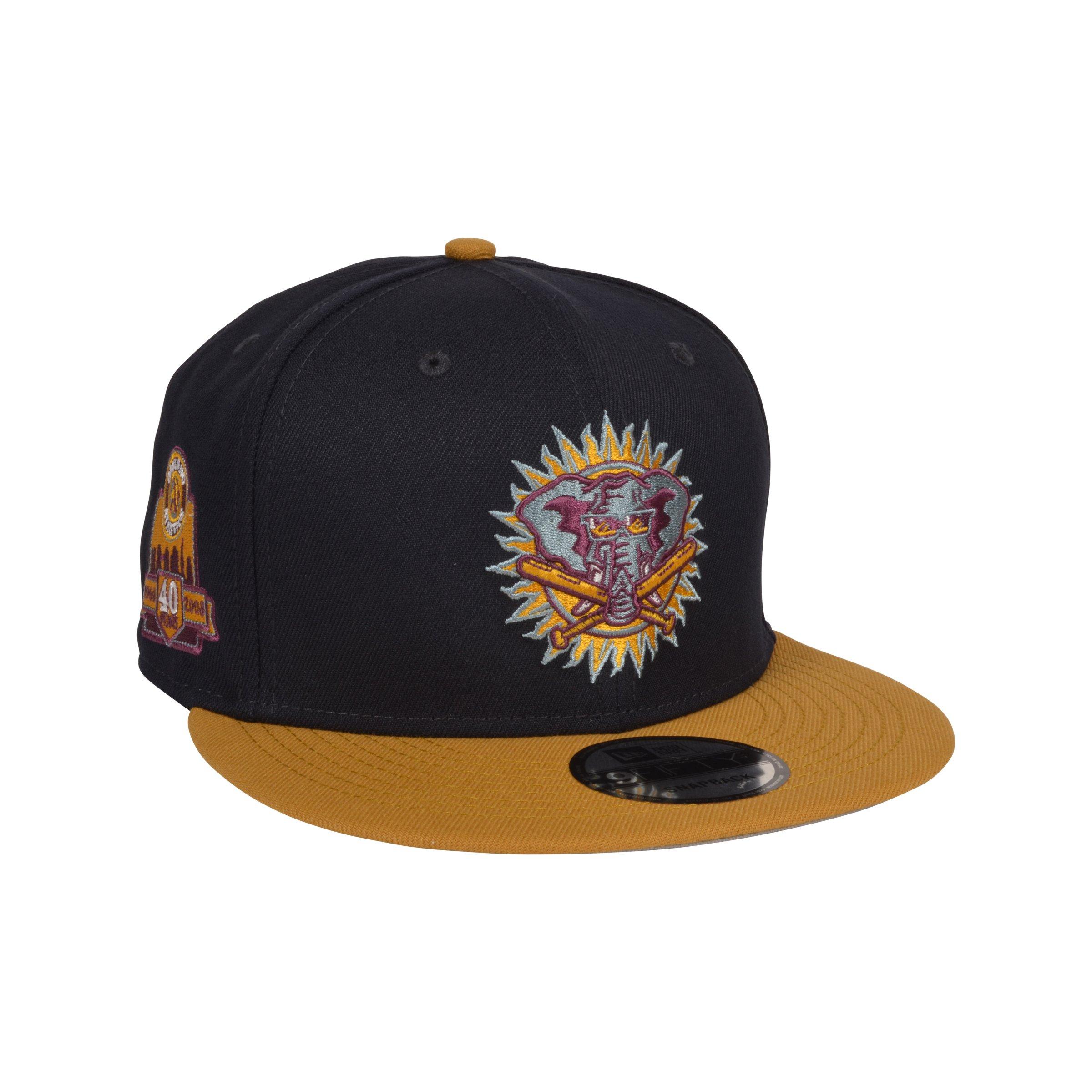 New Era Oakland Athletics 9FIFTY Navy/Flax Snapback