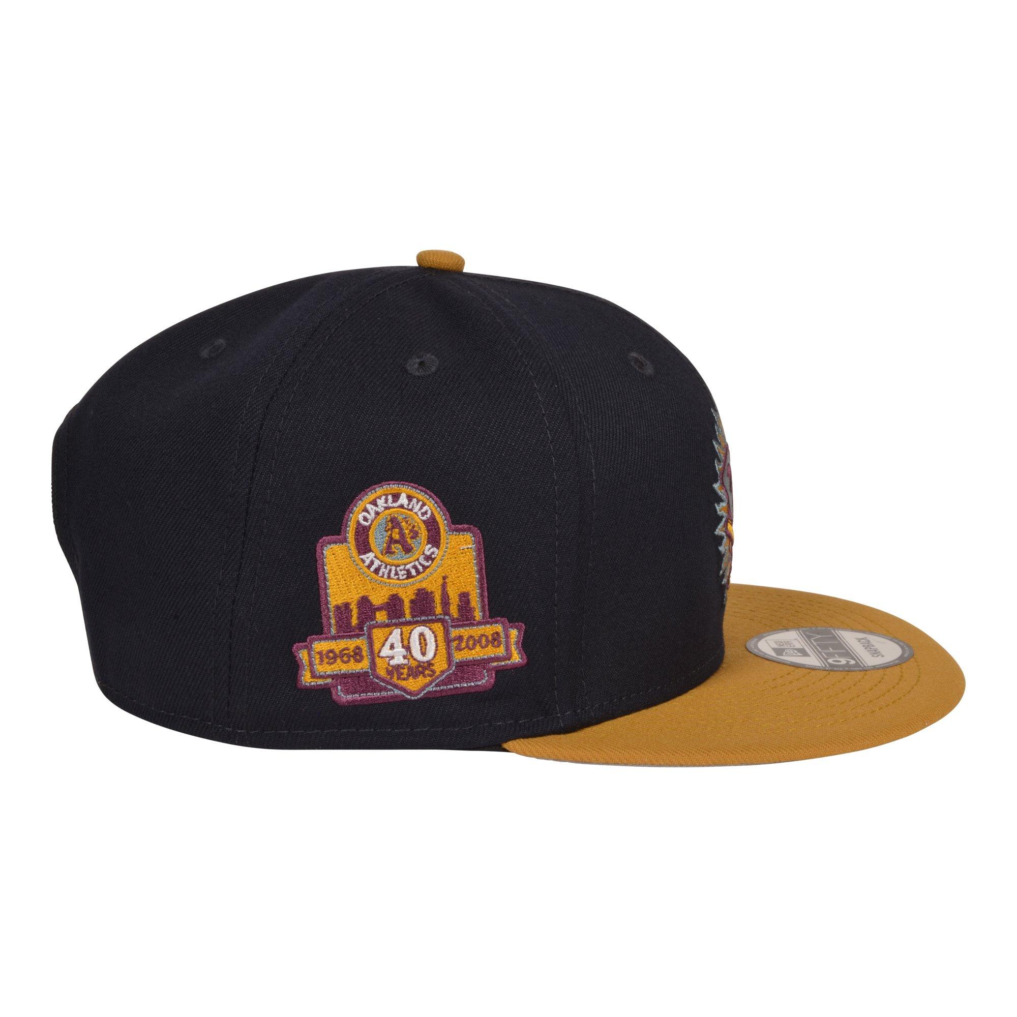 New Era Oakland Athletics 9FIFTY Navy/Flax Snapback