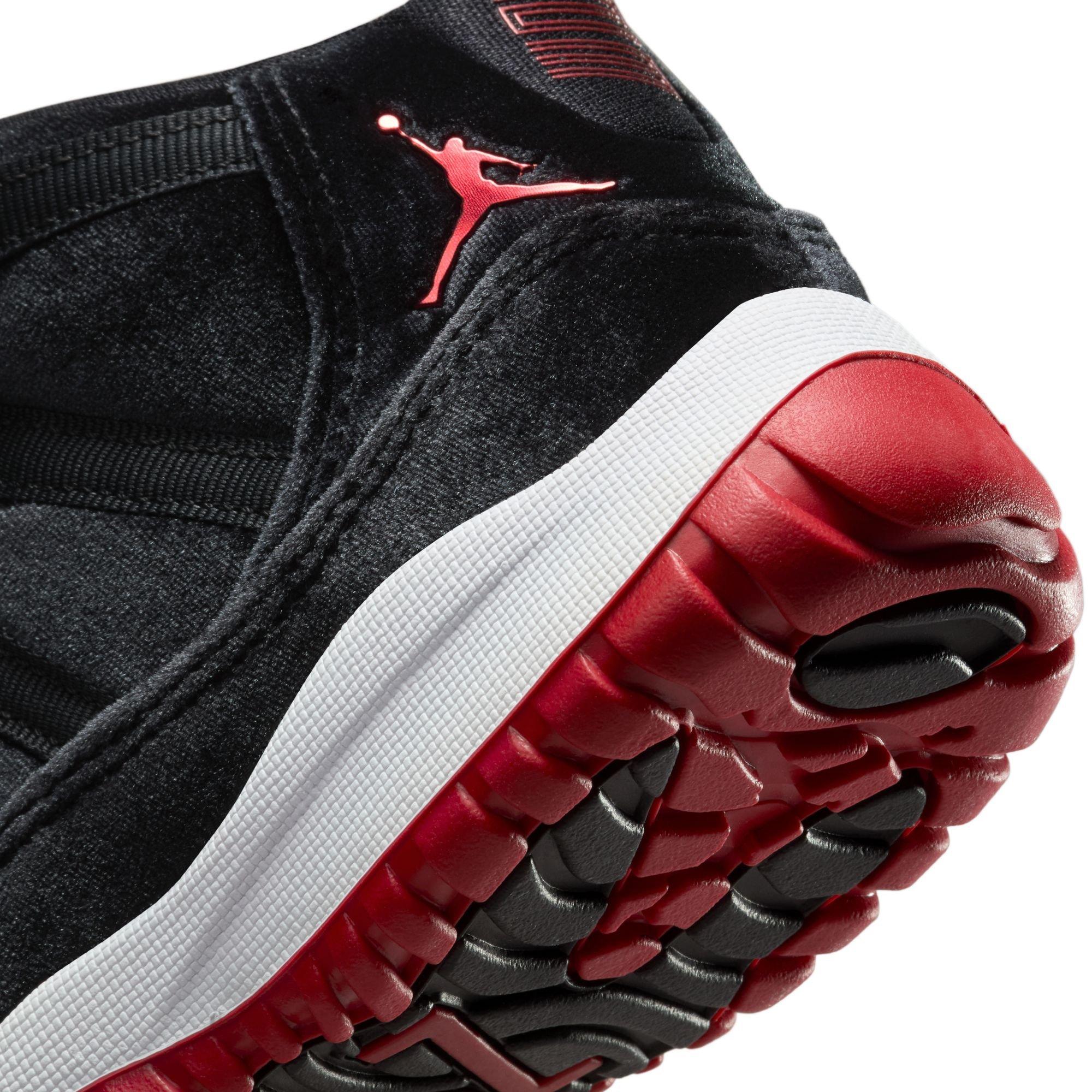 Jordan 11 Retro "Bred Velvet" Preschool Girl's Shoe