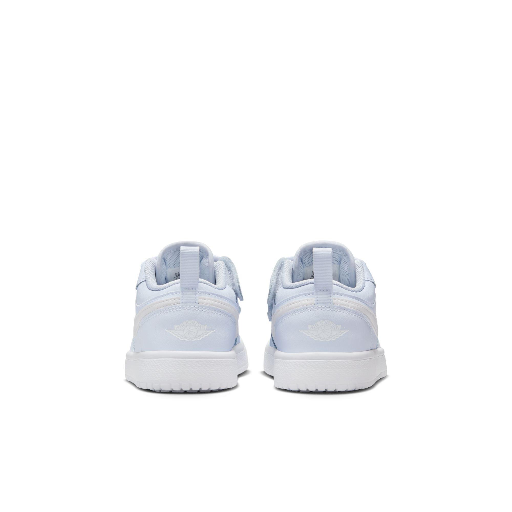 Jordan 1 Low Preschool Girls' "Cobalt Bliss/White/Neutral Grey" Shoe
