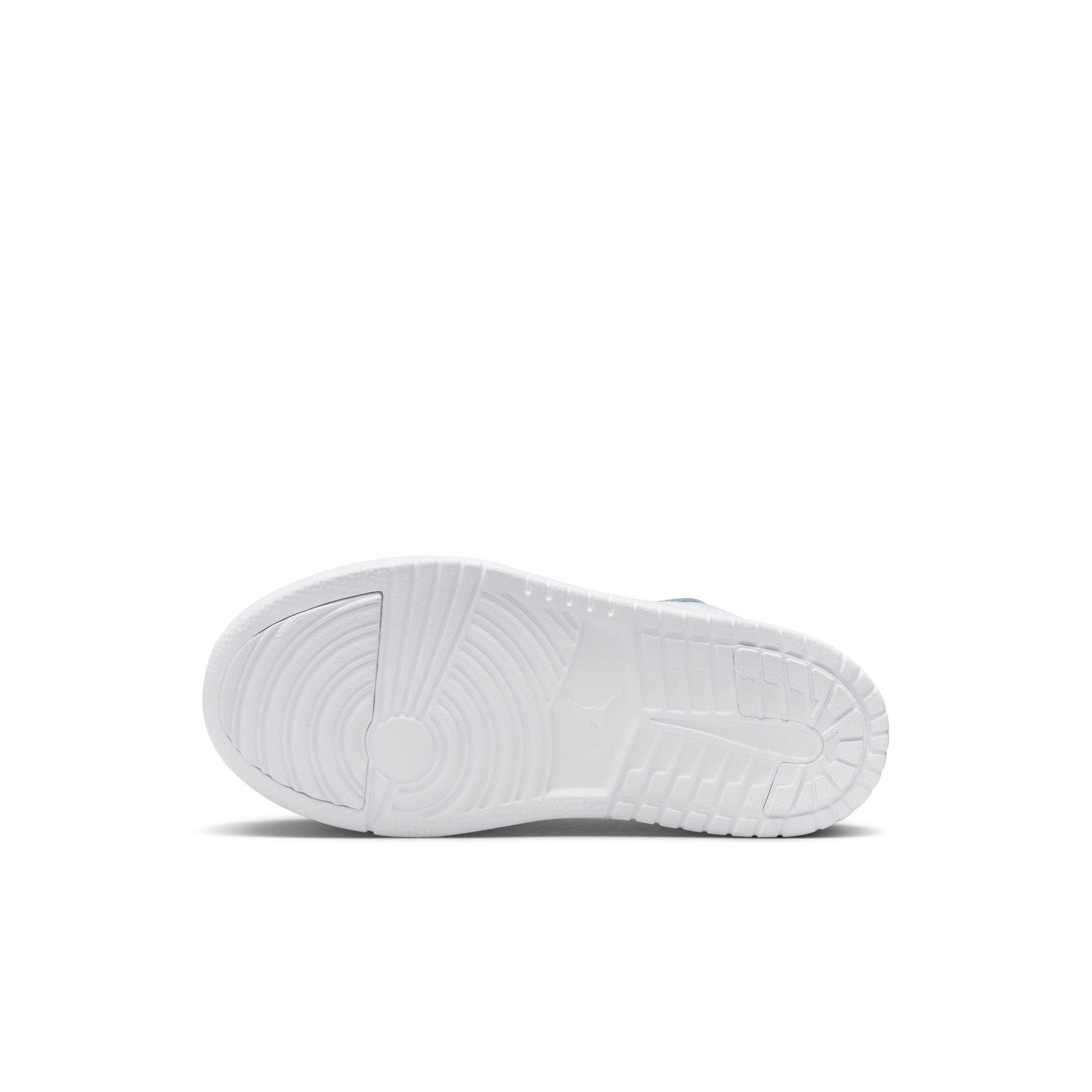 Jordan 1 Low Preschool Girls' "Cobalt Bliss/White/Neutral Grey" Shoe