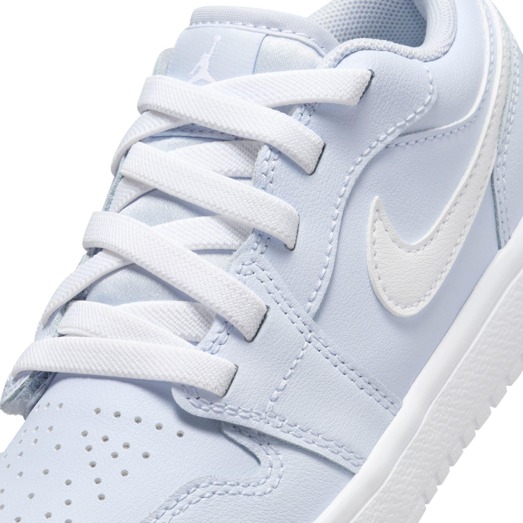 Jordan 1 Low Preschool Girls' "Cobalt Bliss/White/Neutral Grey" Shoe