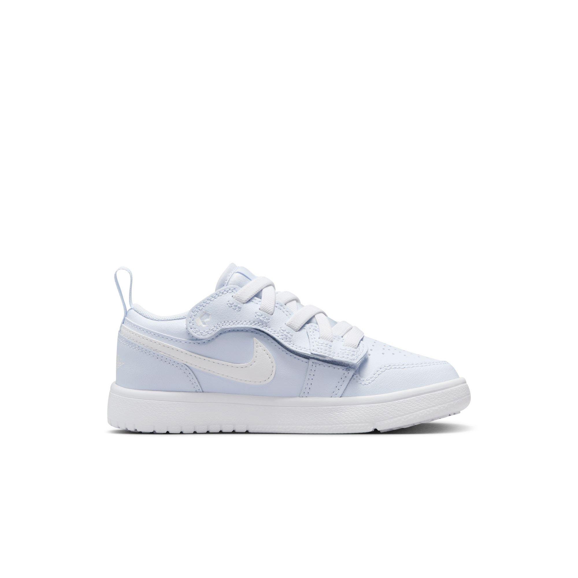 Jordan 1 Low Preschool Girls' "Cobalt Bliss/White/Neutral Grey" Shoe