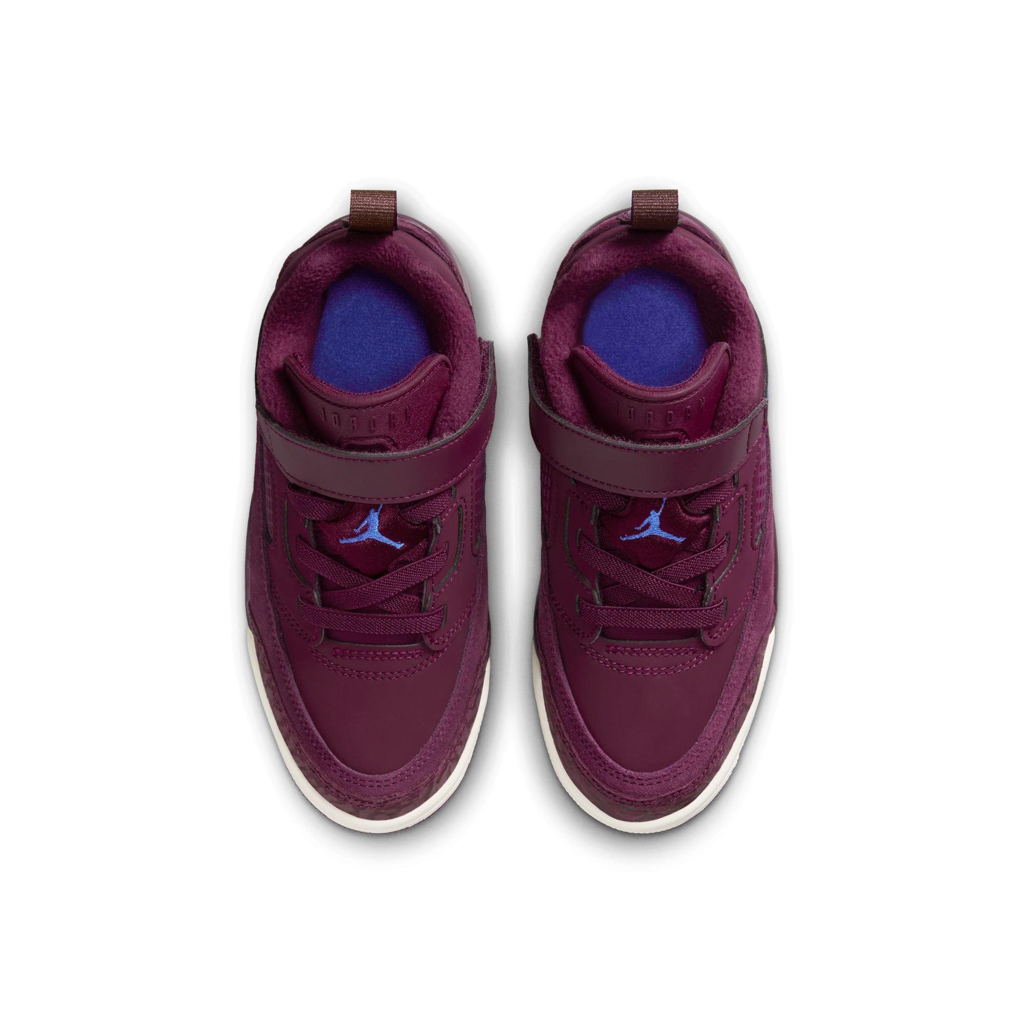 Jordan Spizike Low "Bordeaux/Hyper Royal/Sail" Preschool Kids' Shoe - BLUE/MAROON Thumbnail View 6
