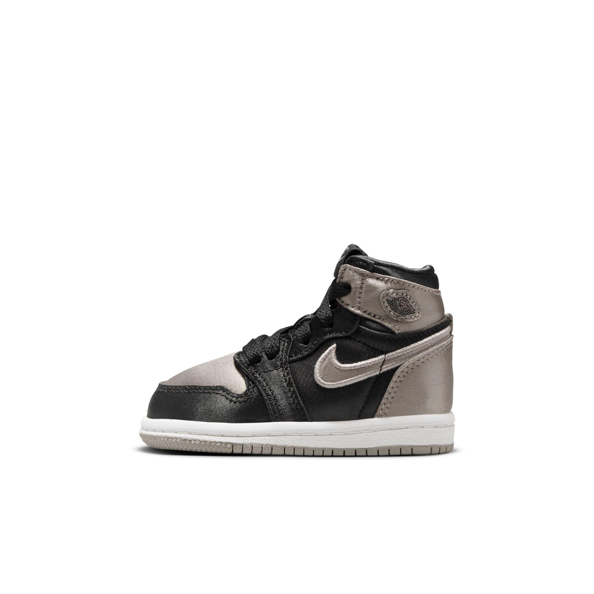 Jordan 1 Retro High OG "Satin Shadow" Toddler Girls' Shoe