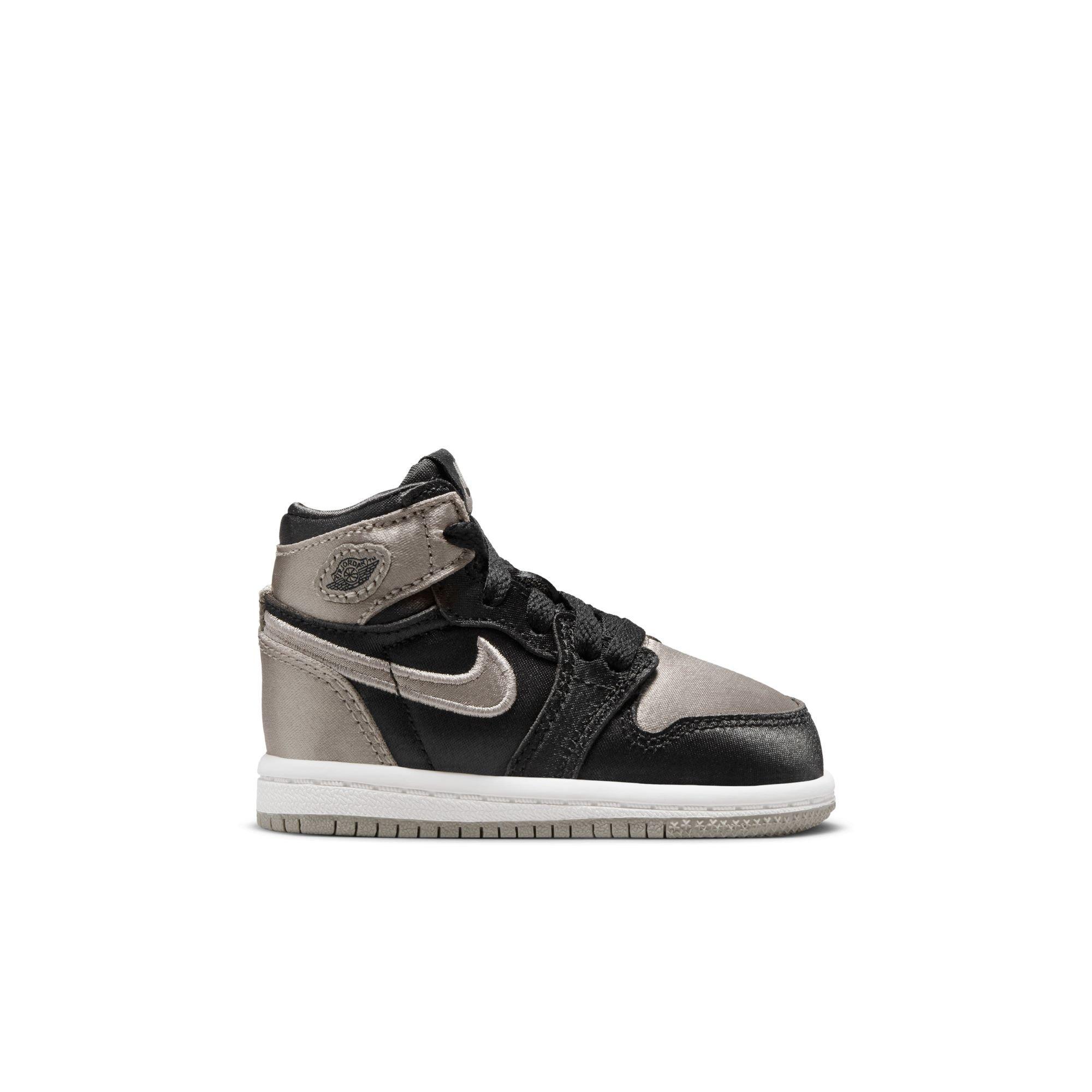 Jordan 1 Retro High OG "Satin Shadow" Toddler Girls' Shoe