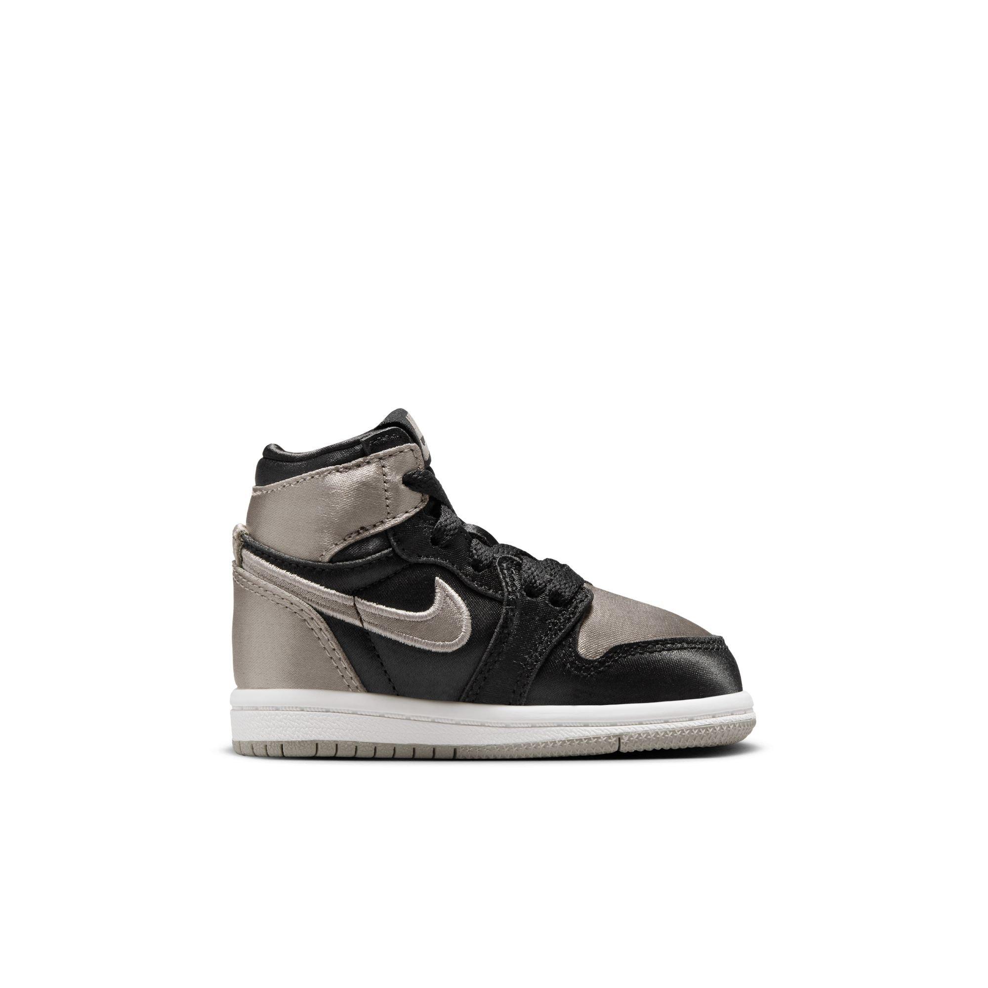 Jordan 1 Retro High OG "Satin Shadow" Toddler Girls' Shoe