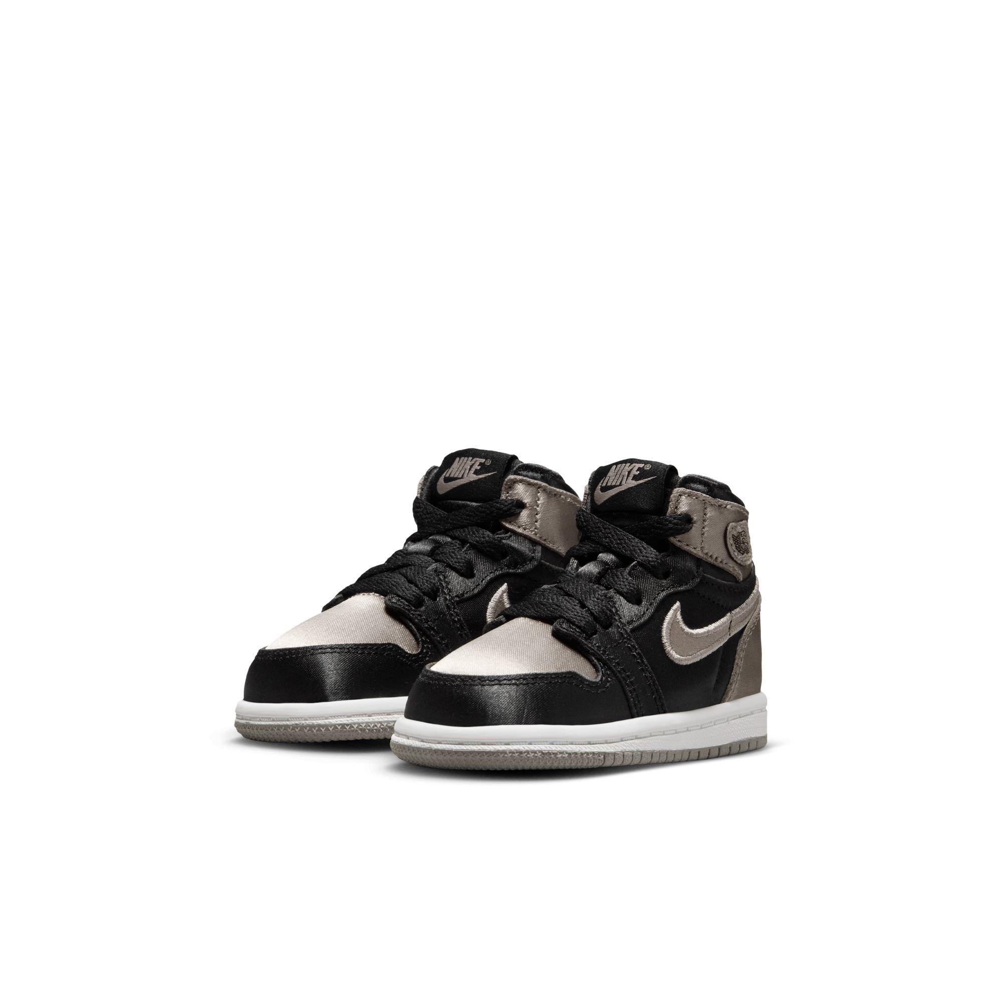 Jordan 1 Retro High OG "Satin Shadow" Toddler Girls' Shoe