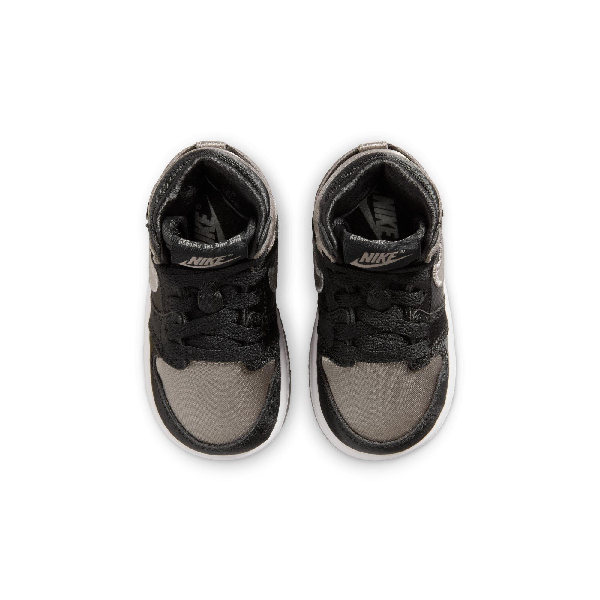 Jordan 1 Retro High OG "Satin Shadow" Toddler Girls' Shoe