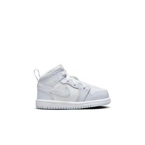 Jordan 1 Mid "Cobalt Bliss/White/Neutral Grey" Toddler Girls' Shoe