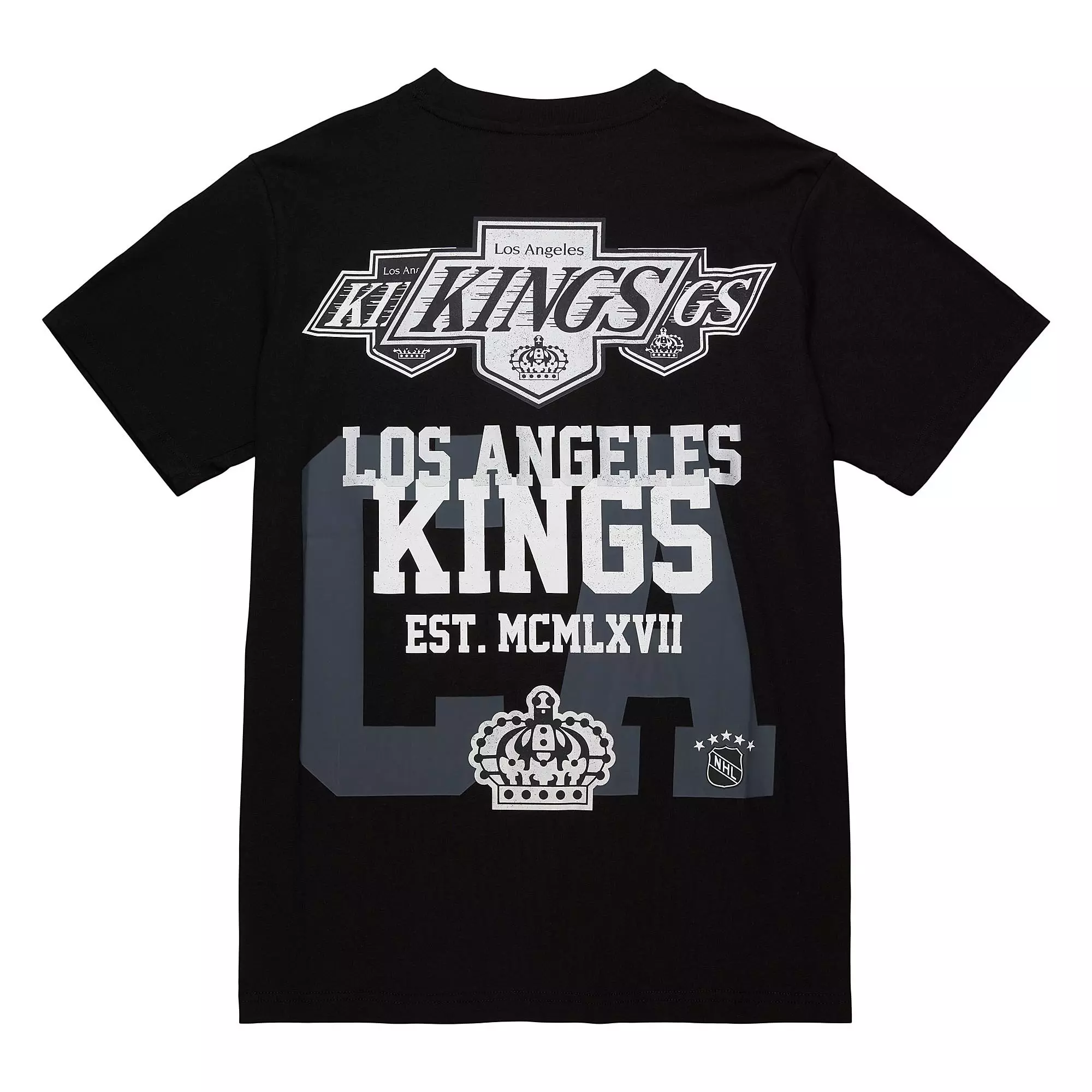 Mitchell & Ness Men's Los Angeles Kings Home Team Tee-Black - BLACK