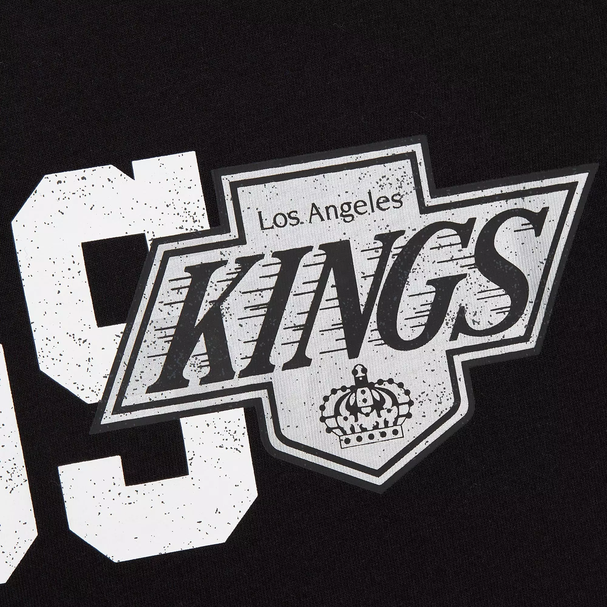 Mitchell & Ness Men's Los Angeles Kings Home Team Tee - Black - BLACK