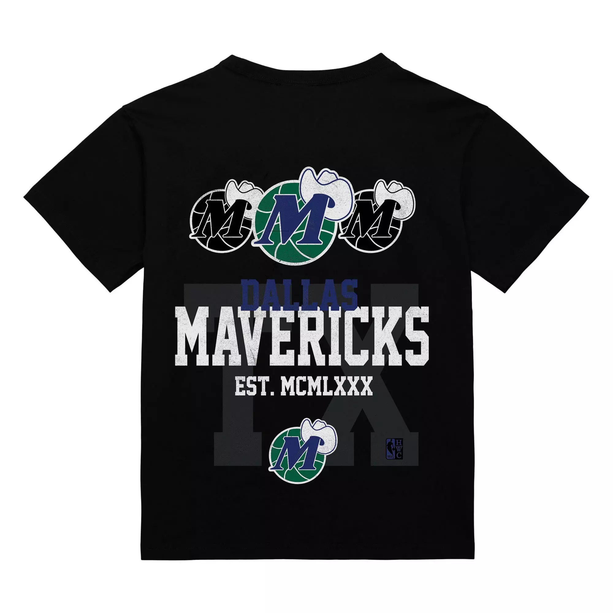 Mitchell & Ness Dallas Mavericks Home Team Tee - Black - BLACK