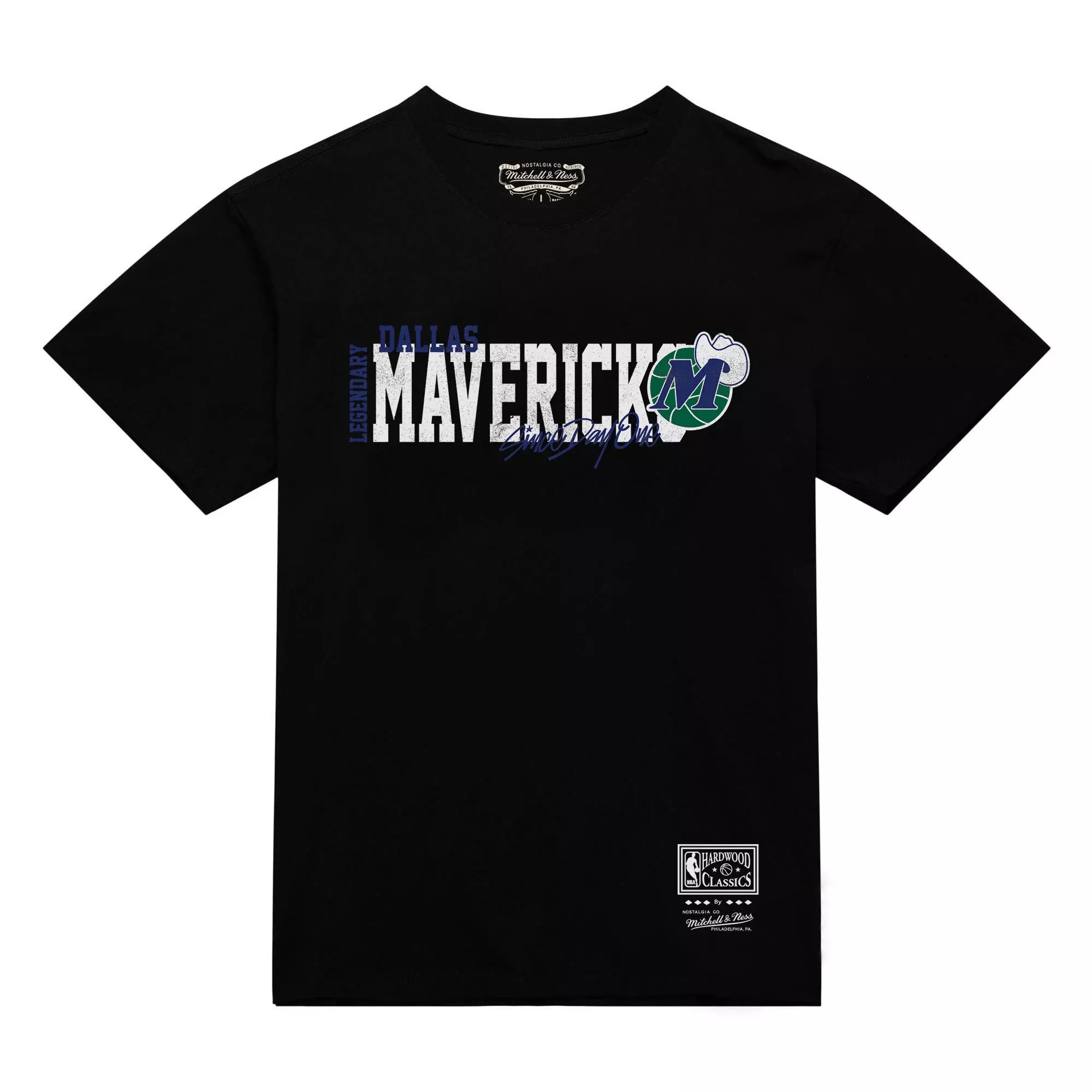Mitchell & Ness Dallas Mavericks Home Team Tee - Black - BLACK
