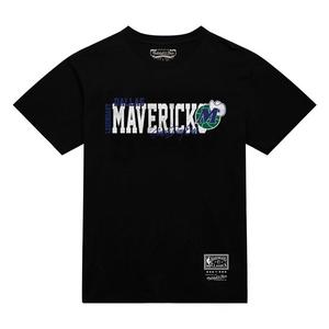 Mitchell & Ness Dallas Mavericks Home Team Tee-Black
