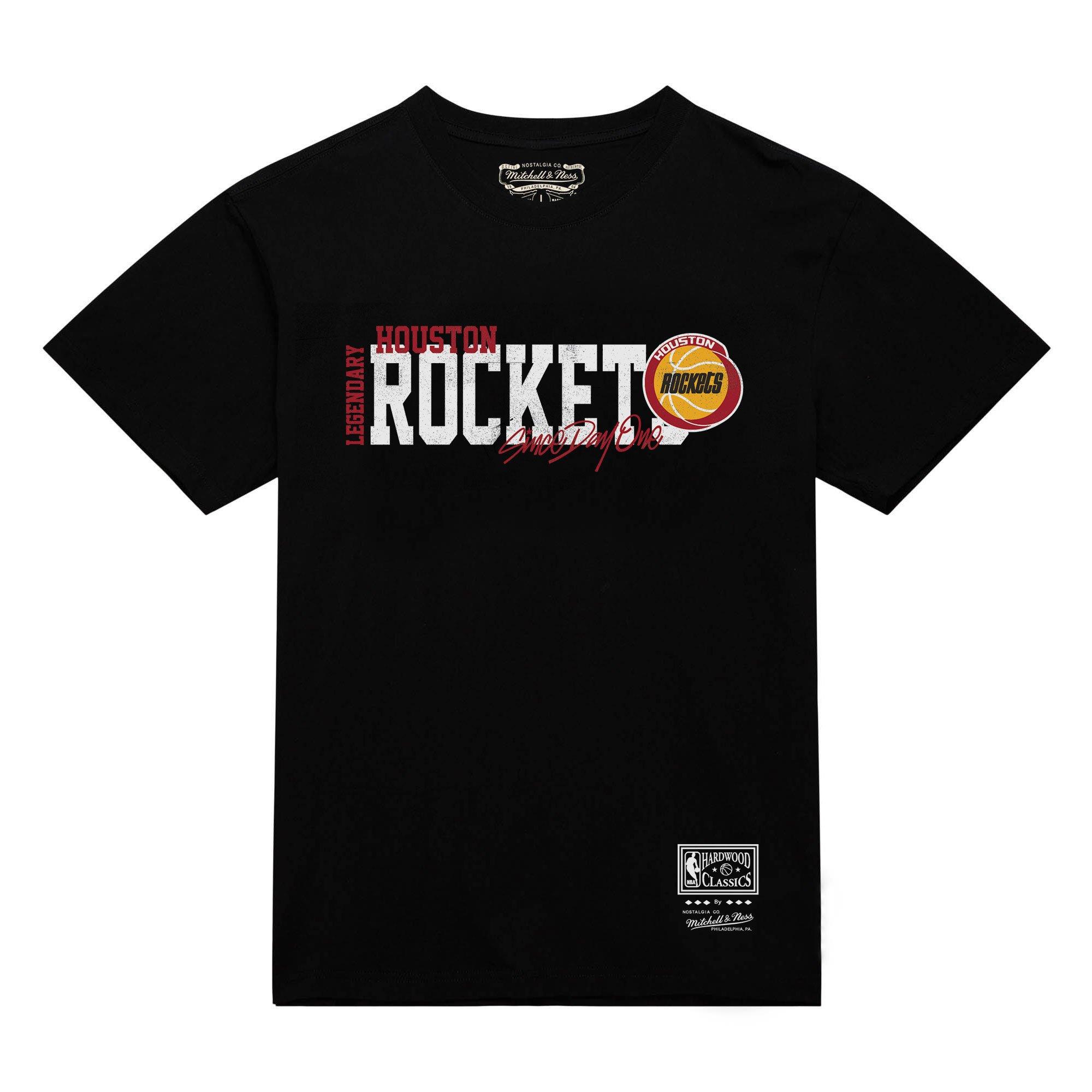 Mitchell & Ness Houston Rockets Home Team Tee-Black - BLACK Thumbnail View 2