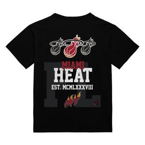 Mitchell & Ness Miami Heat Home Team Tee-Black