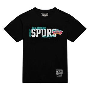 Mitchell & Ness San Antonio Spurs Home Team Tee-Black