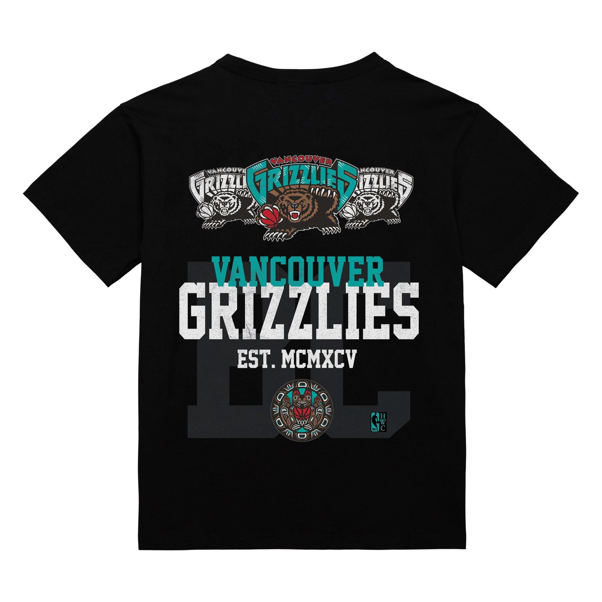 Mitchell & Ness Memphis Grizzlies Home Team Tee-Black - BLACK Thumbnail View 1
