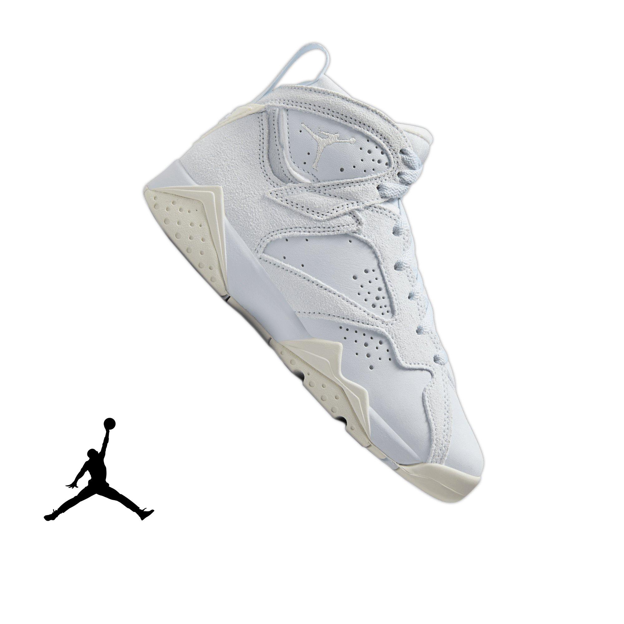 All white jordan 7 best sale