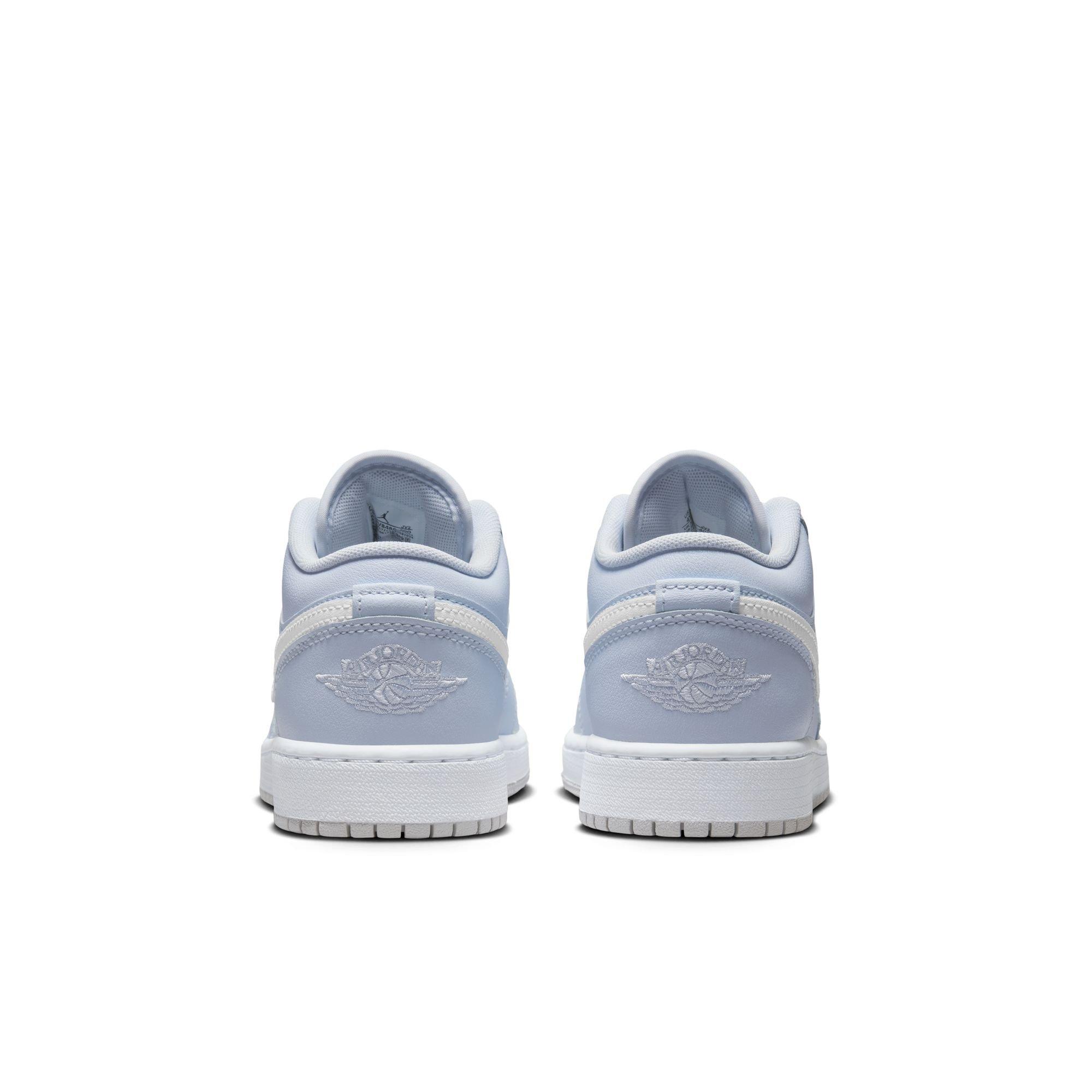 Jordan 1 Low Grade School Girls' "Cobalt Bliss/White/Neutral Grey" Shoe