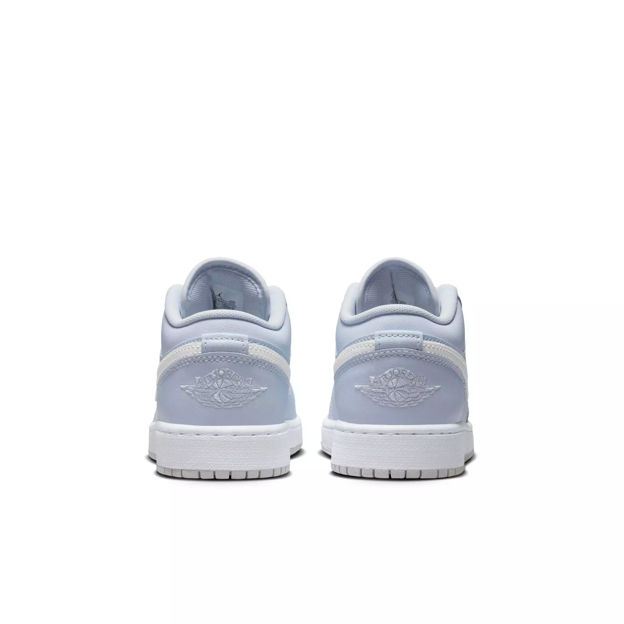 Jordan 1 Low "Cobalt Bliss/White/Neutral Grey" Grade School Girls' Shoe - LT BLUE/GREY