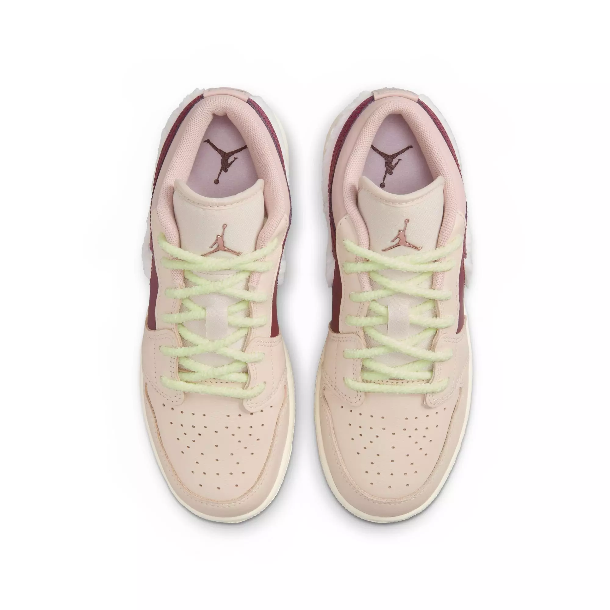 Jordan 1 Low SE "Legend Lt Brown/Pink Foam/Pink Oxford" Grade Girls' Shoe - PINK/BROWN