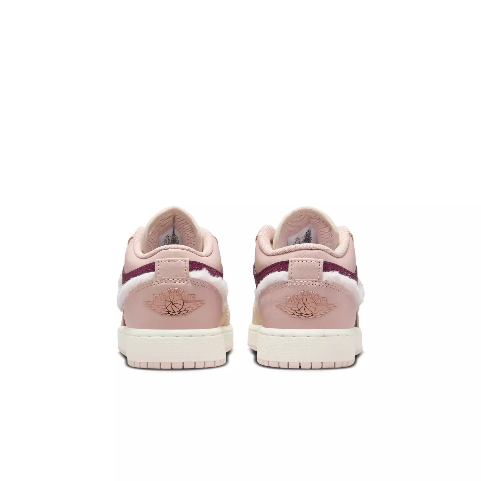 Jordan 1 Low SE "Legend Lt Brown/Pink Foam/Pink Oxford" Grade Girls' Shoe - PINK/BROWN