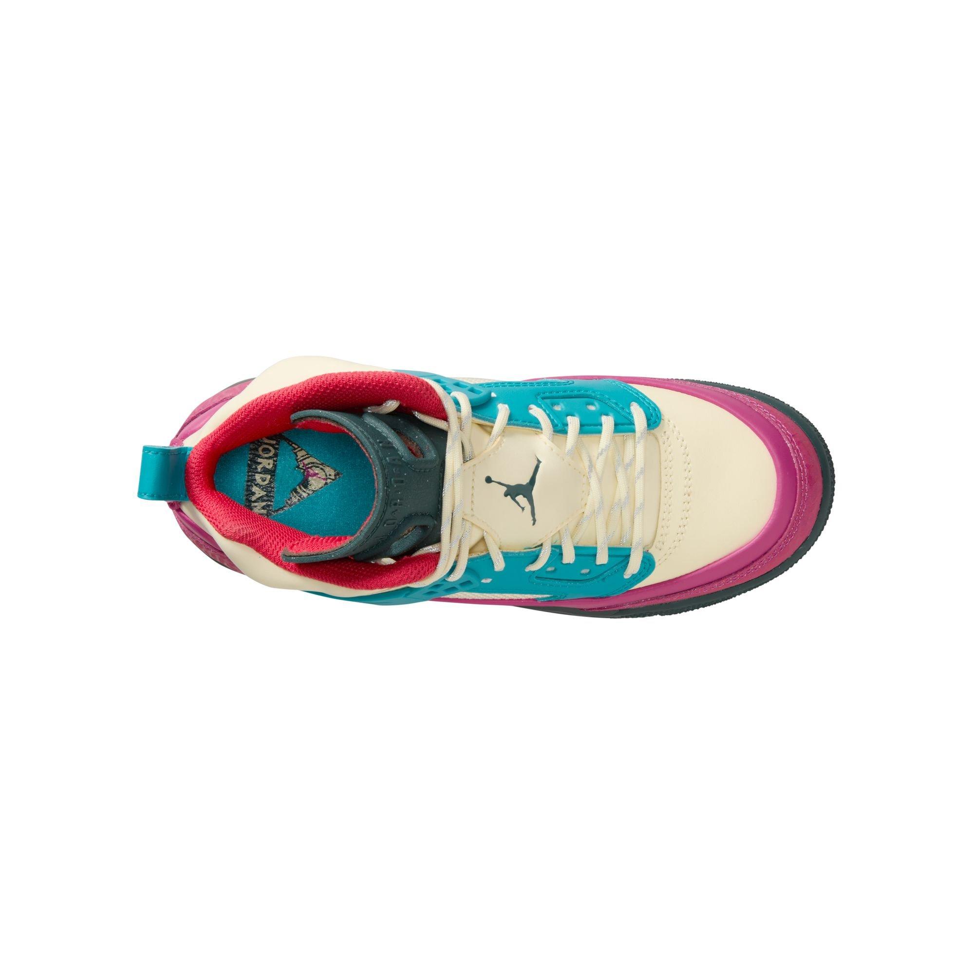 Jordan Spiziike Grade School Girls' "Coconut Milk/Oxidized Green/Active Pink" Shoe