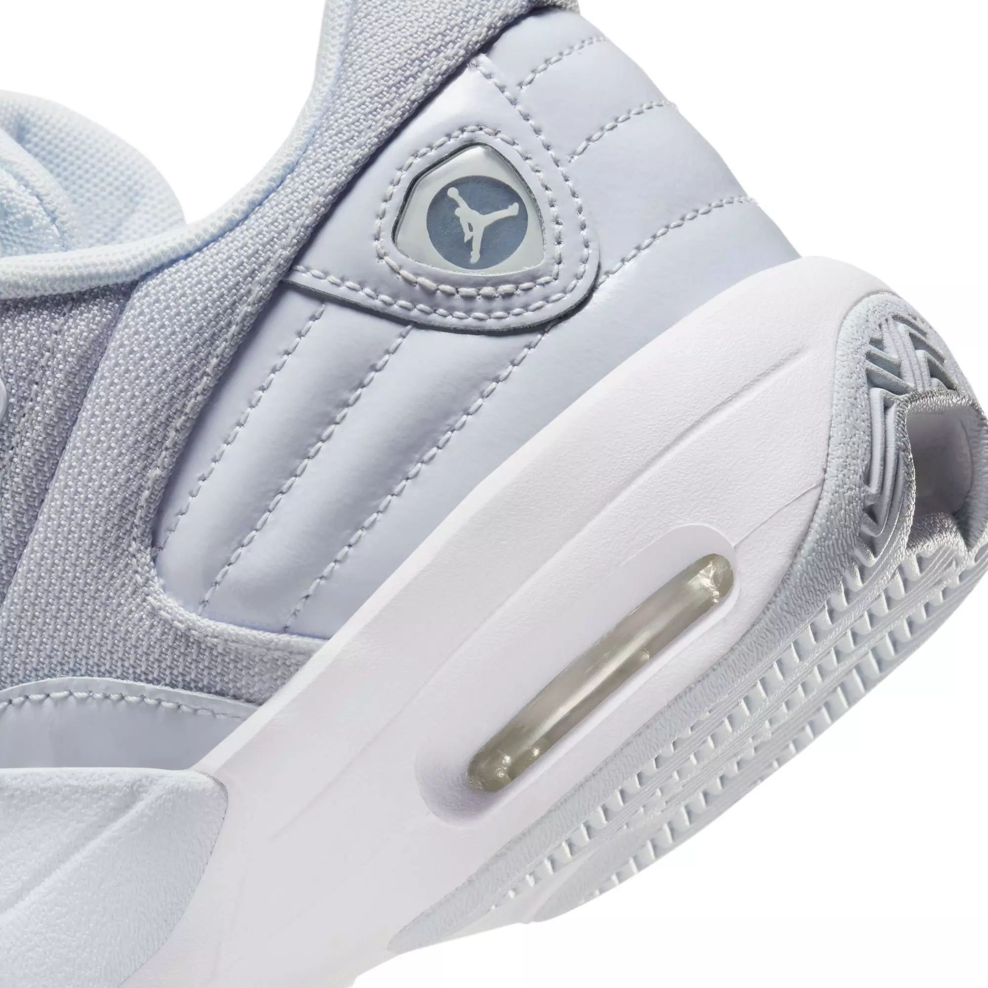 Jordan Max Aura 6 "Cobalt Bliss/Chrome/White" Grade School Girls' Shoe - LT BLUE/GREY