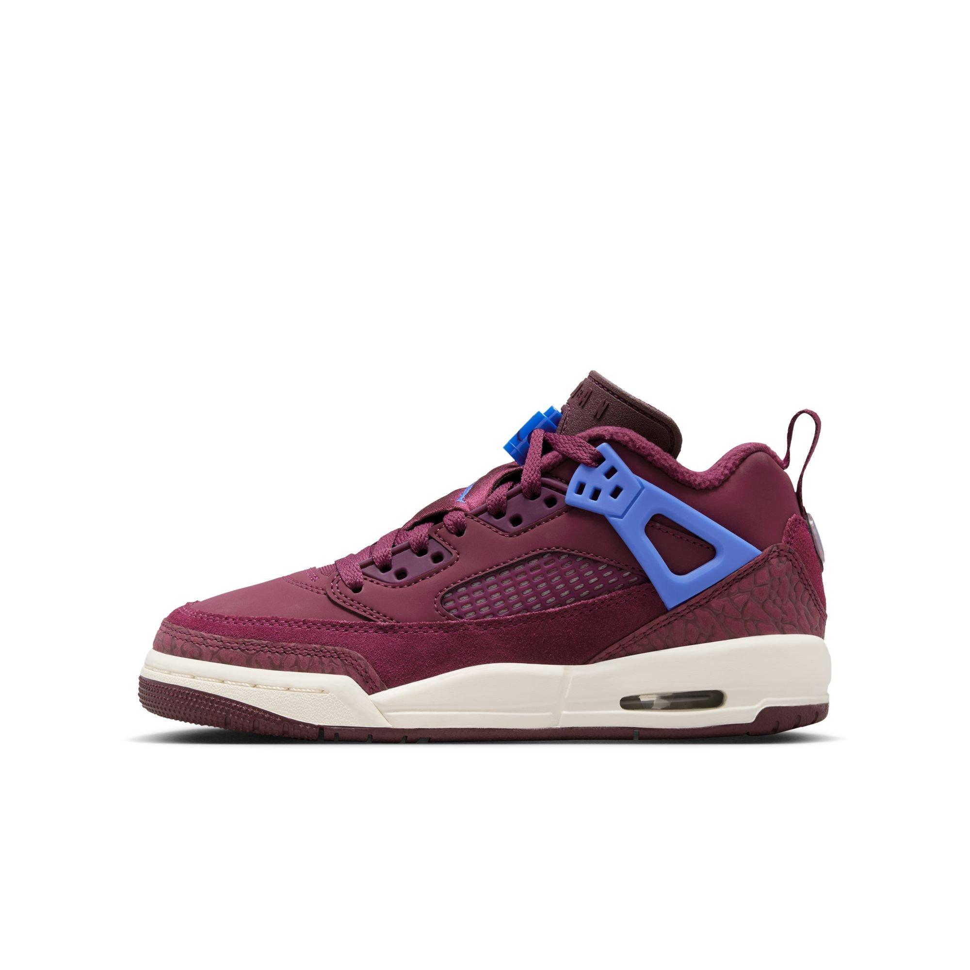 Jordan Spizike Low Grade School Kids' "Bordeaux/Hyper Royal/Sail" Shoe