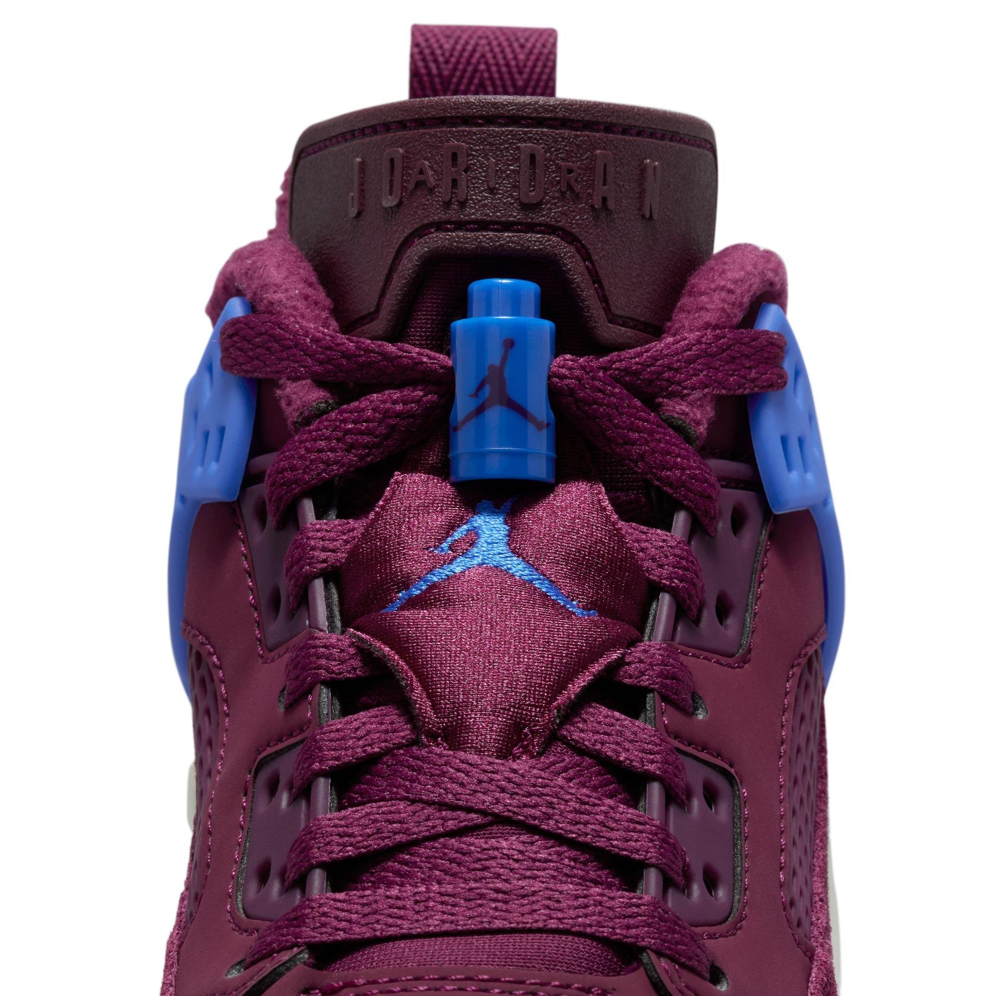 Jordan Spizike Low Grade School Kids' "Bordeaux/Hyper Royal/Sail" Shoe