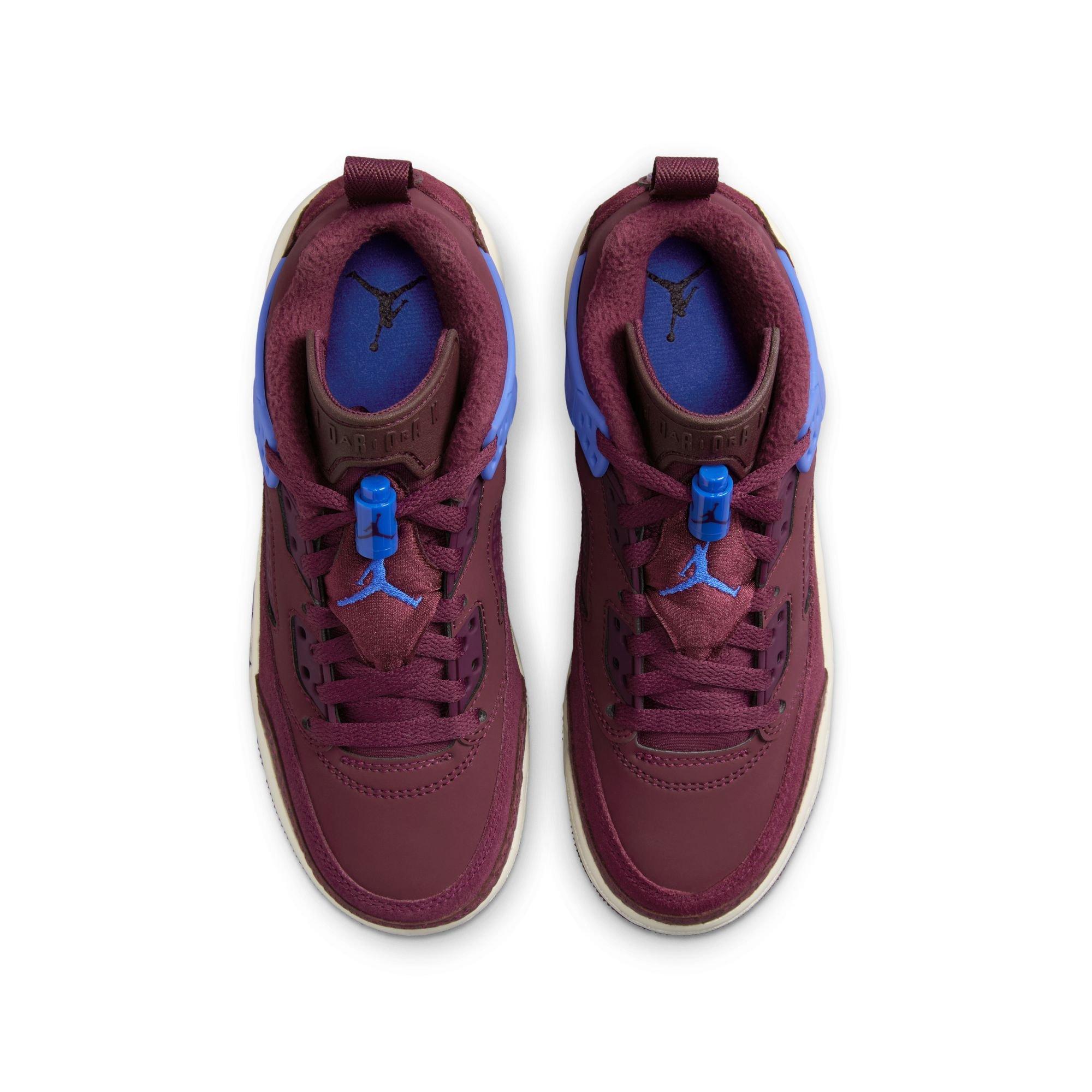 Jordan Spizike Low Grade School Kids' "Bordeaux/Hyper Royal/Sail" Shoe
