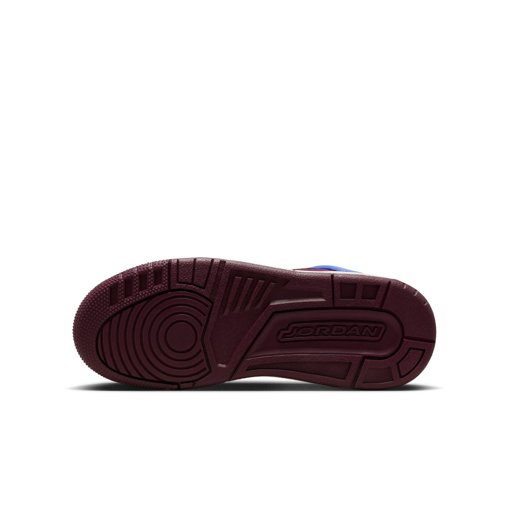 Jordan Spizike Low Grade School Kids' "Bordeaux/Hyper Royal/Sail" Shoe