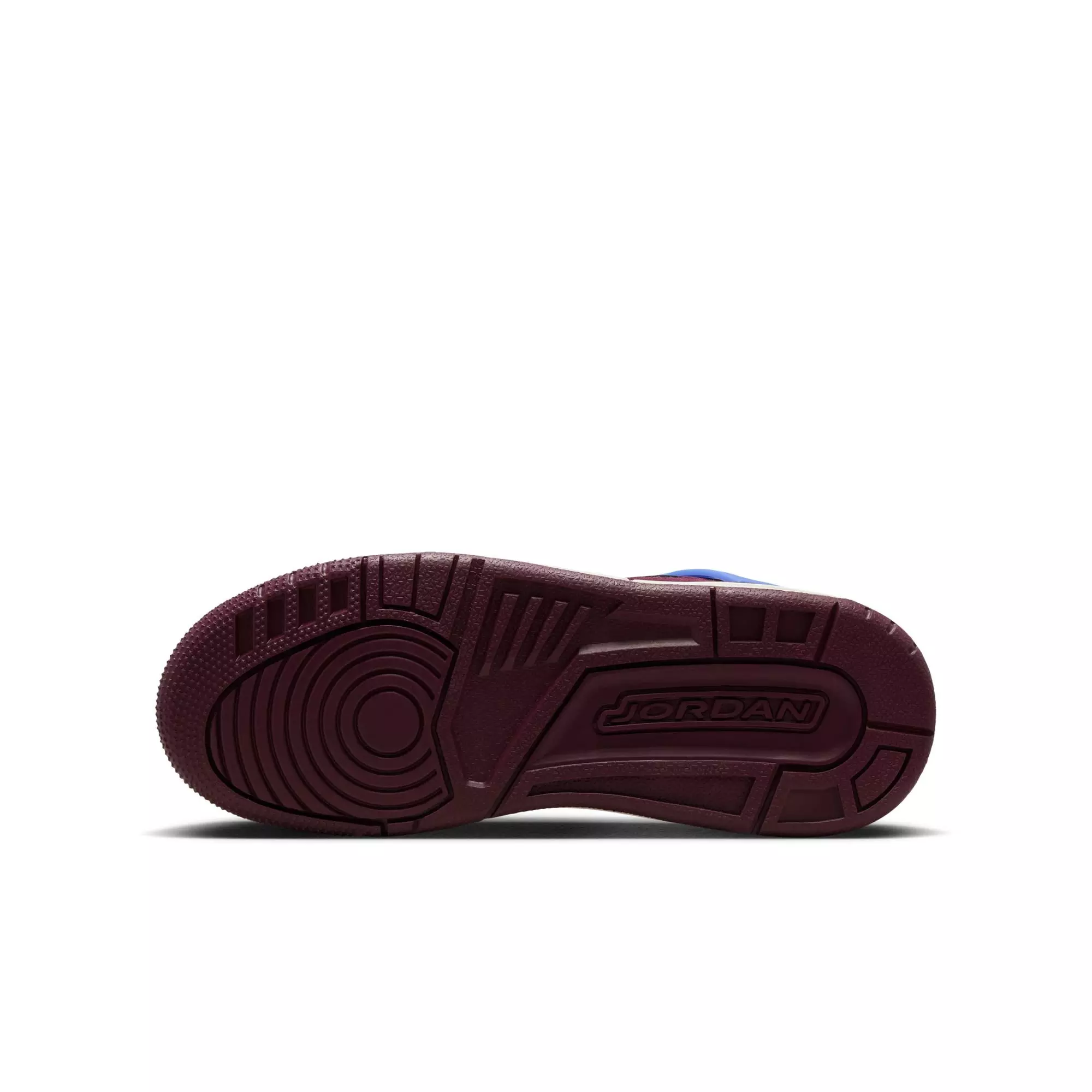 Jordan Spizike Low "Bordeaux/Hyper Royal/Sail" Grade School Kids' Shoe - BLUE/MAROON
