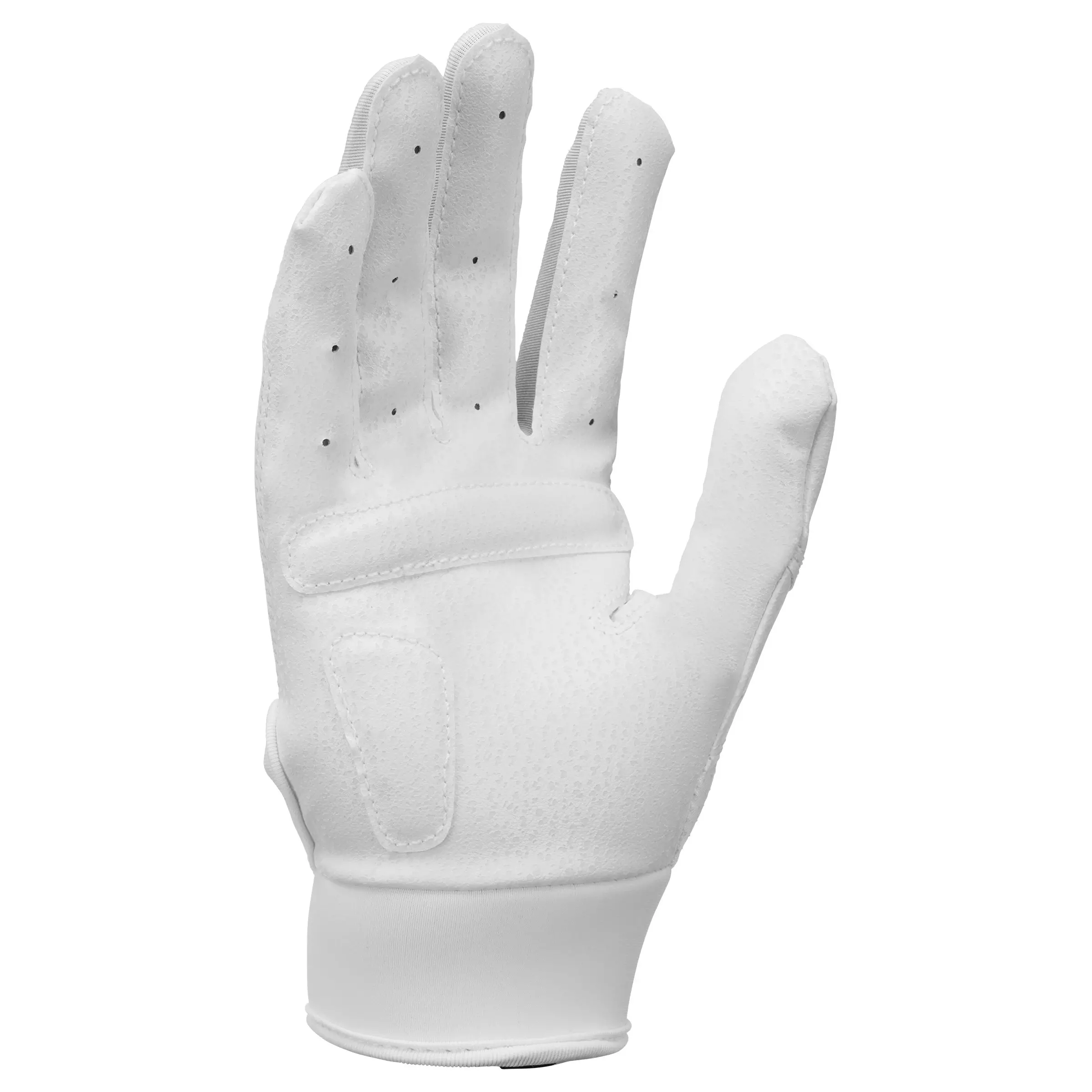 Nike Girls' Hyperdiamond 3 Softball Batting Gloves - White/Black - WHITE/BLACK