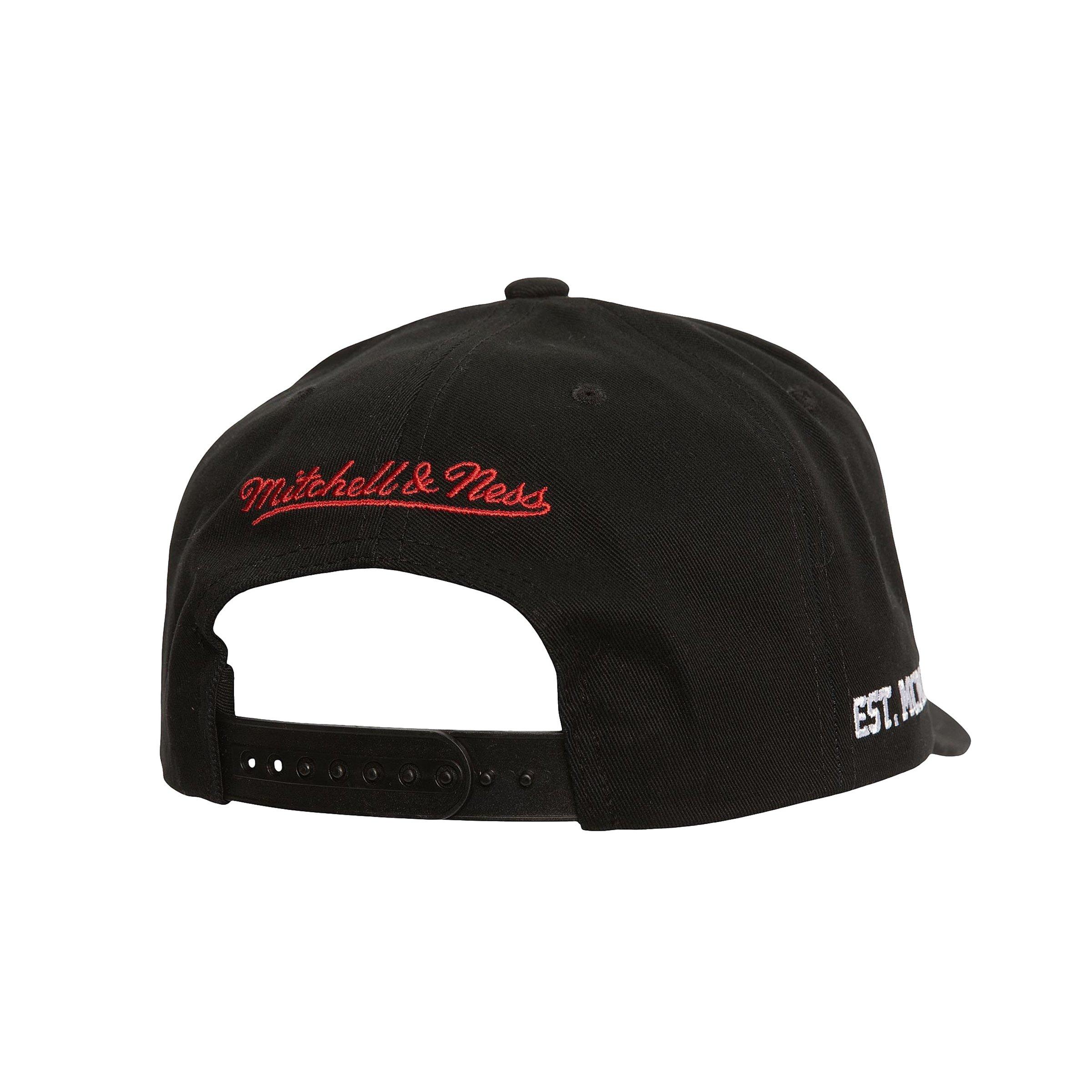 Mitchell & Ness Miami Heat Big Time Pro Snapback-Black - BLACK Thumbnail View 2