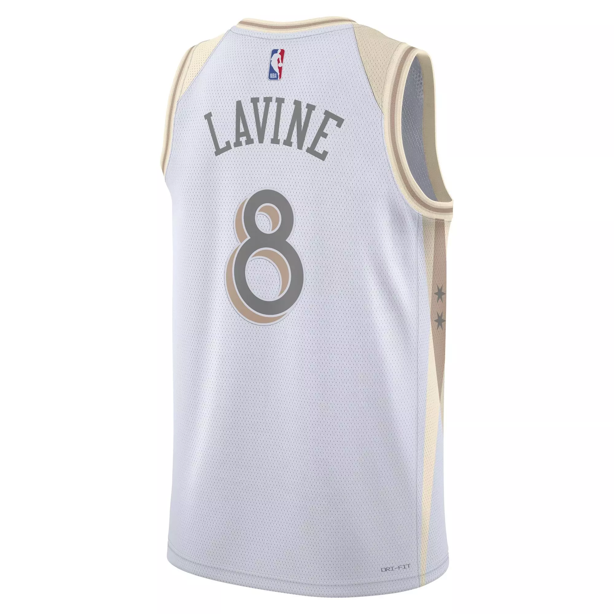 Nike Chicago Bulls 2024-2025 Zach Lavine City Edition Jersey-White