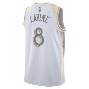 Nike Chicago Bulls 2024-2025 Zach Lavine City Edition Jersey-White