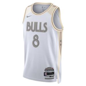 Nike Chicago Bulls 2024-2025 Zach Lavine City Edition Jersey-White