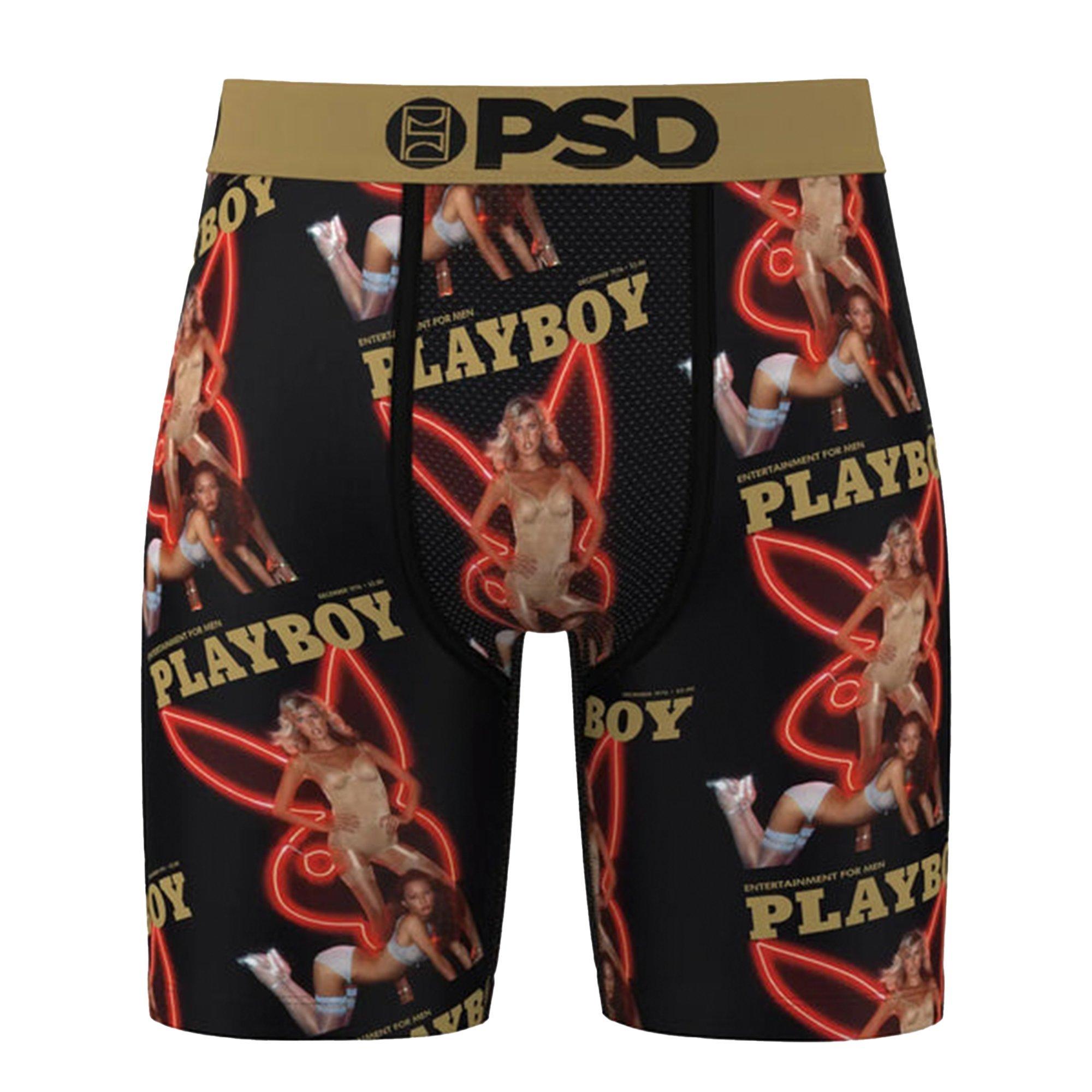 PSD Men's Playboy Playmates Underwear - BLACK/GOLD Thumbnail View 1