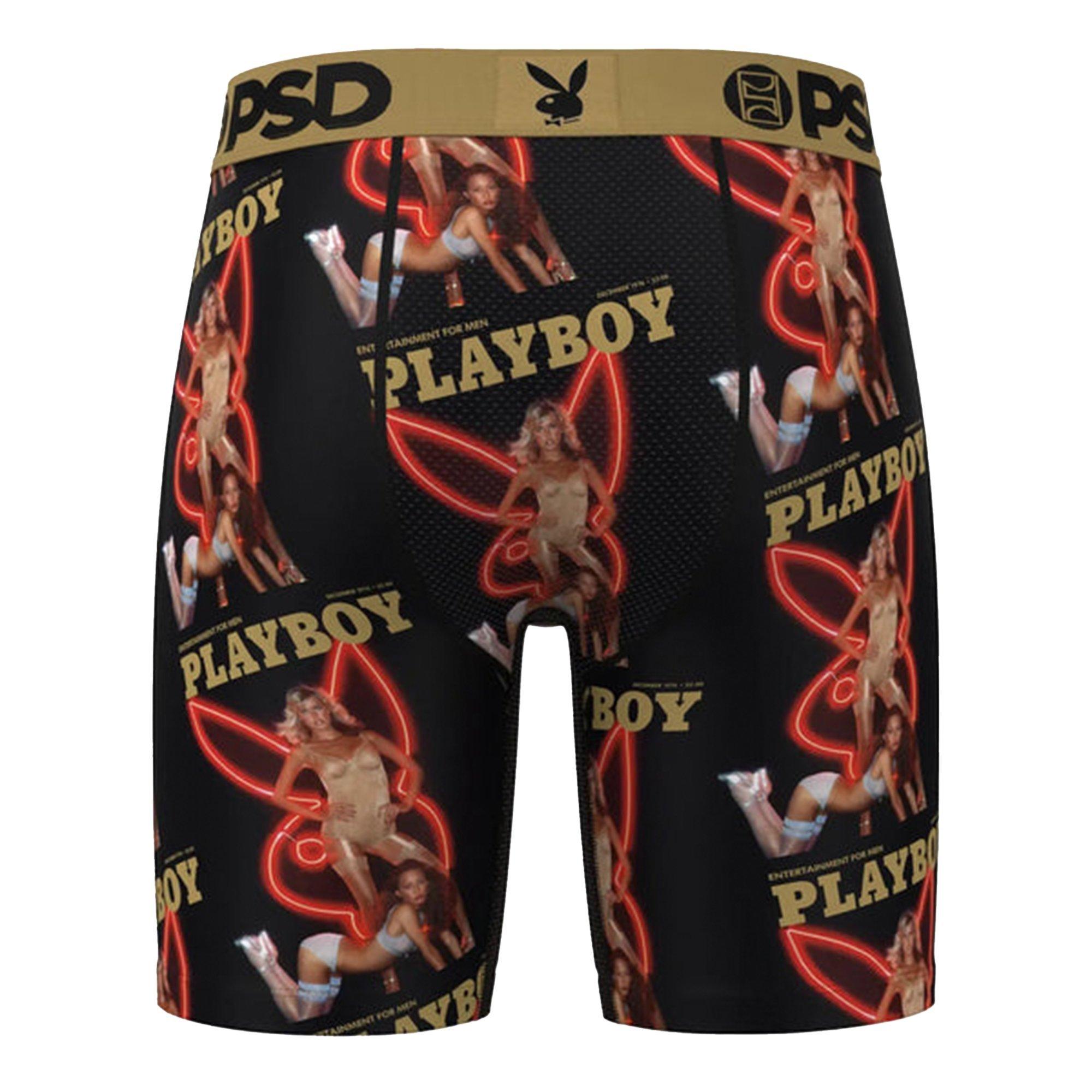 PSD Men's Playboy Playmates Underwear - BLACK/GOLD Thumbnail View 2