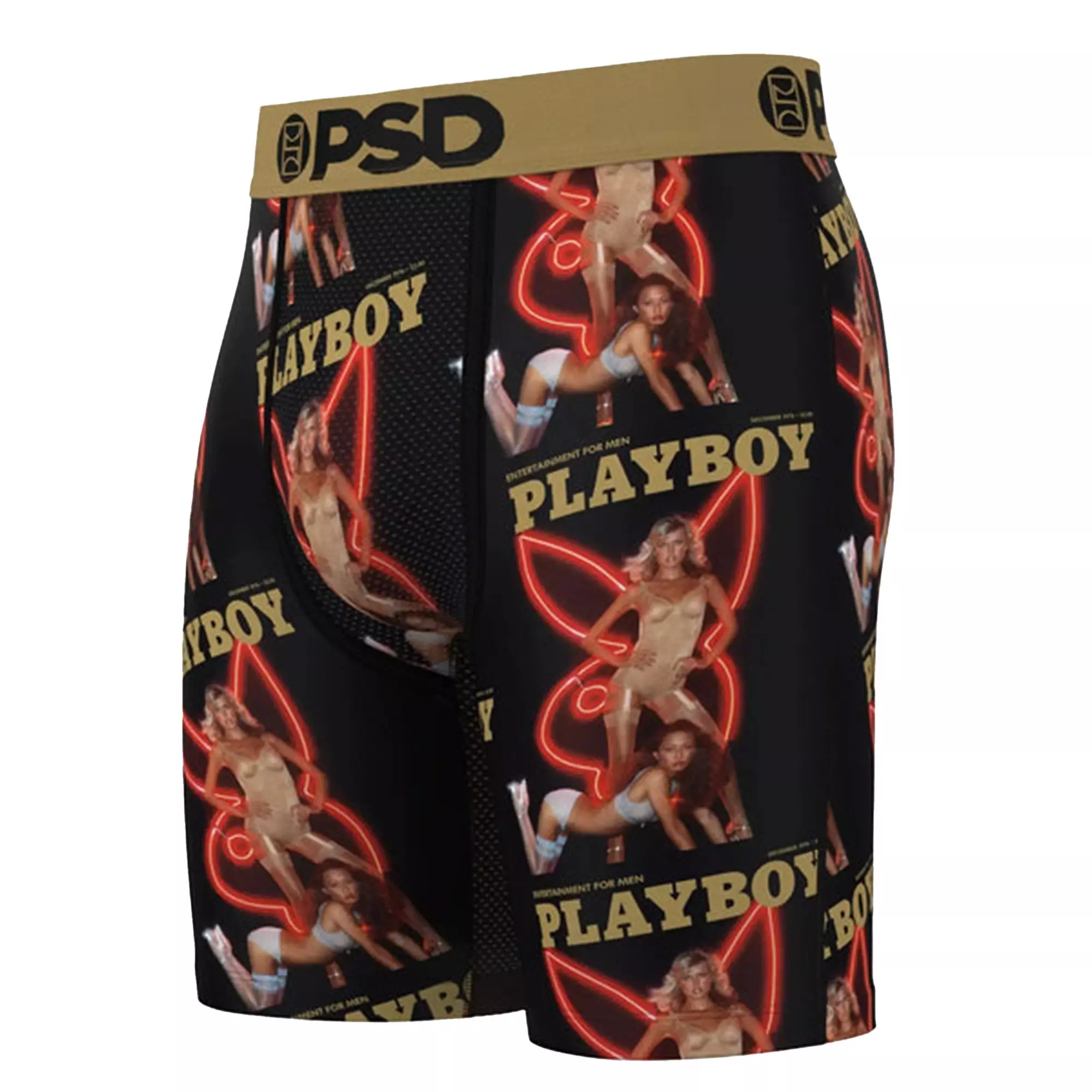 PSD Men's Playboy Playmates Underwear - BLACK/GOLD