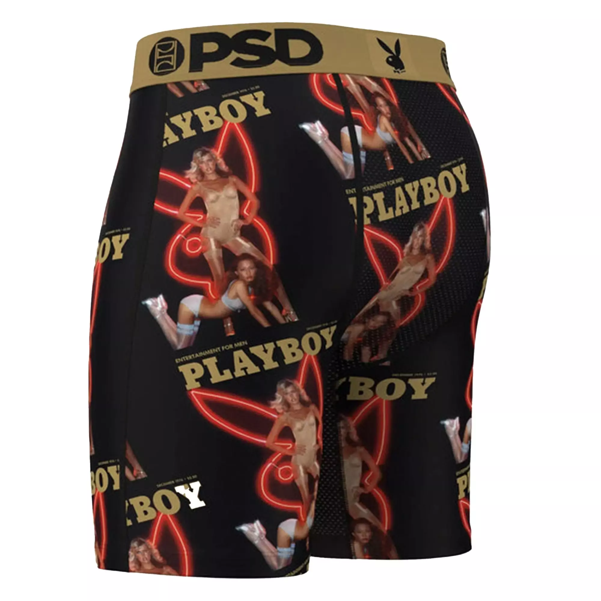 PSD Men's Playboy Playmates Underwear - BLACK/GOLD