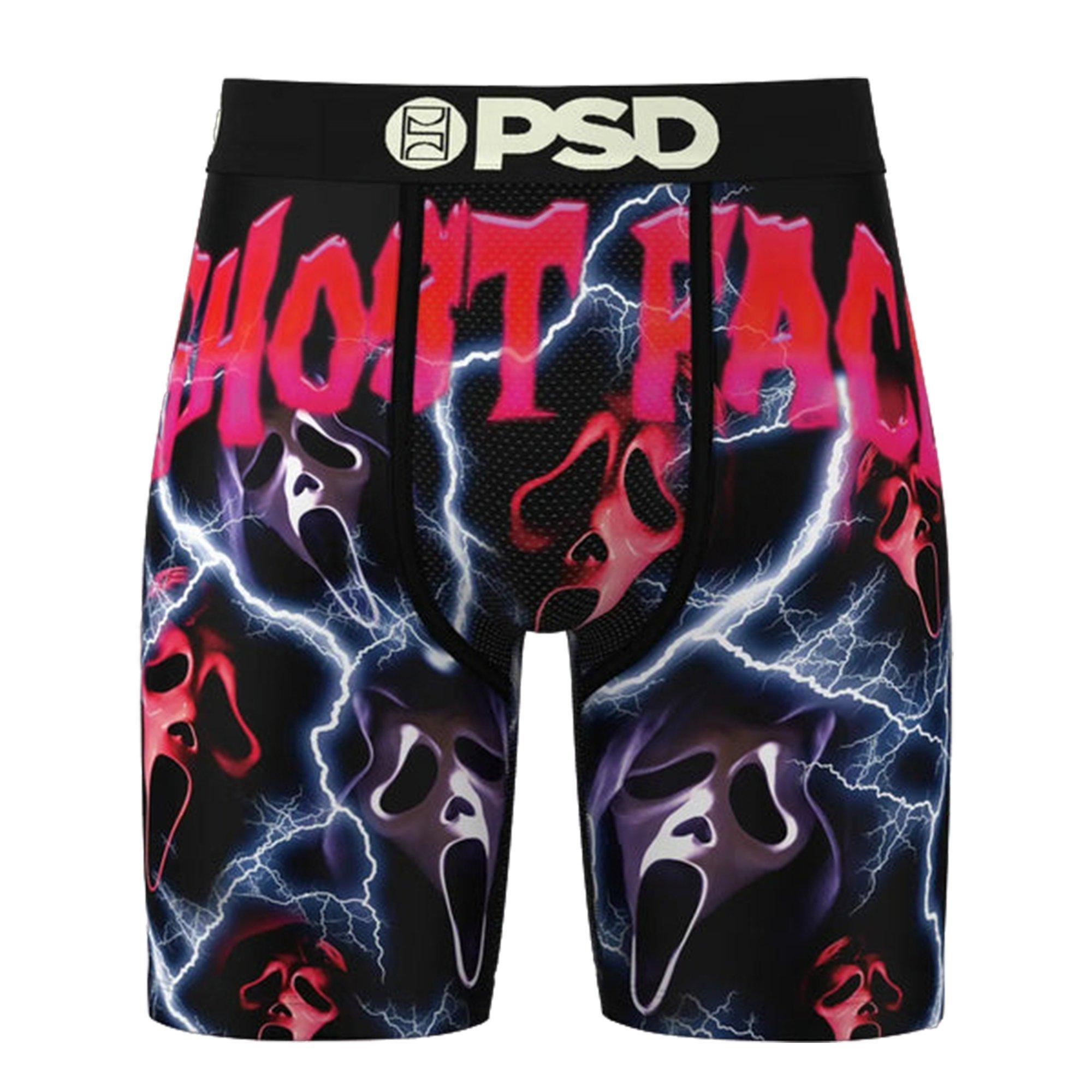 PSD Men's Ghost Face Underwear - BLACK/RED Thumbnail View 1