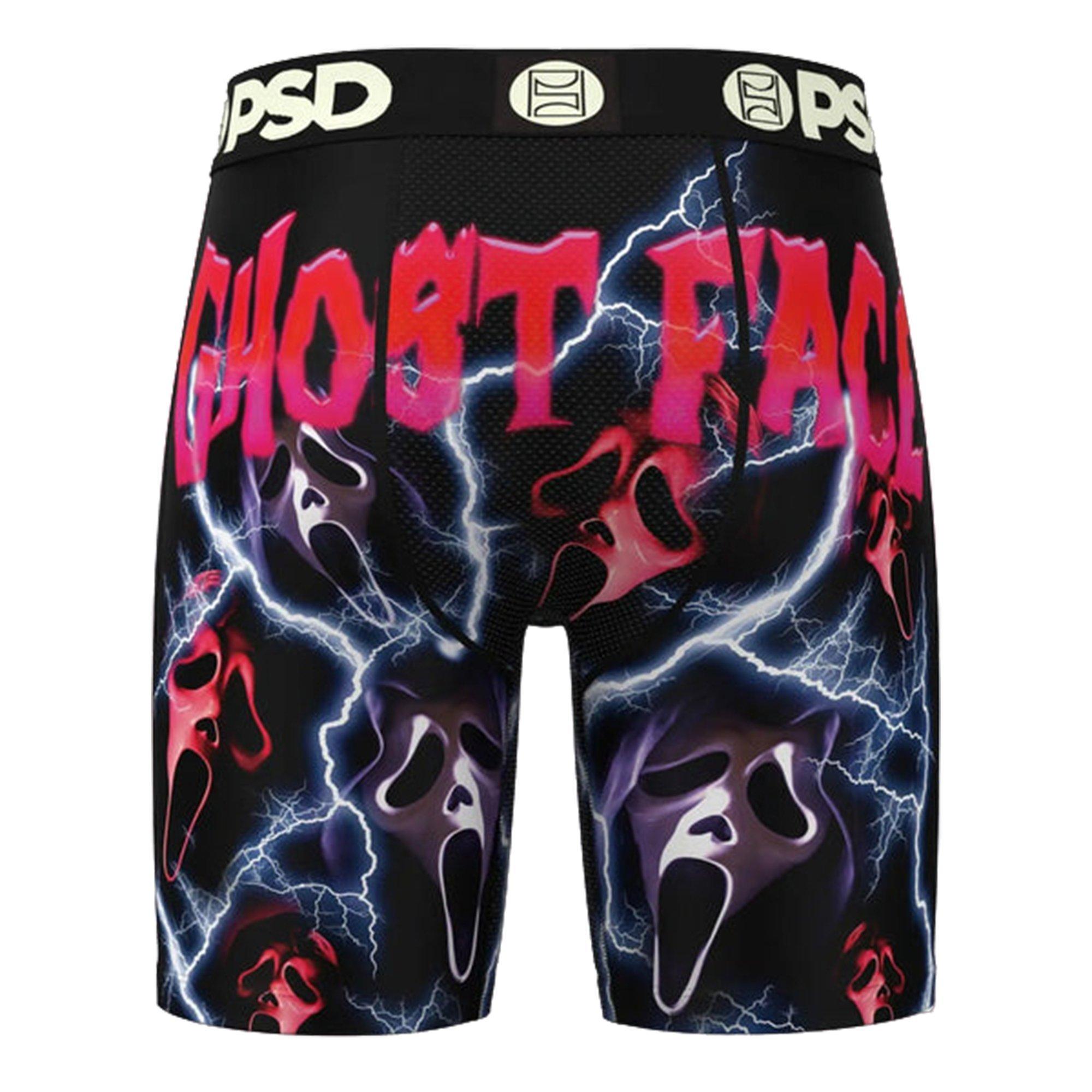 PSD Men's Ghost Face Underwear - BLACK/RED Thumbnail View 2