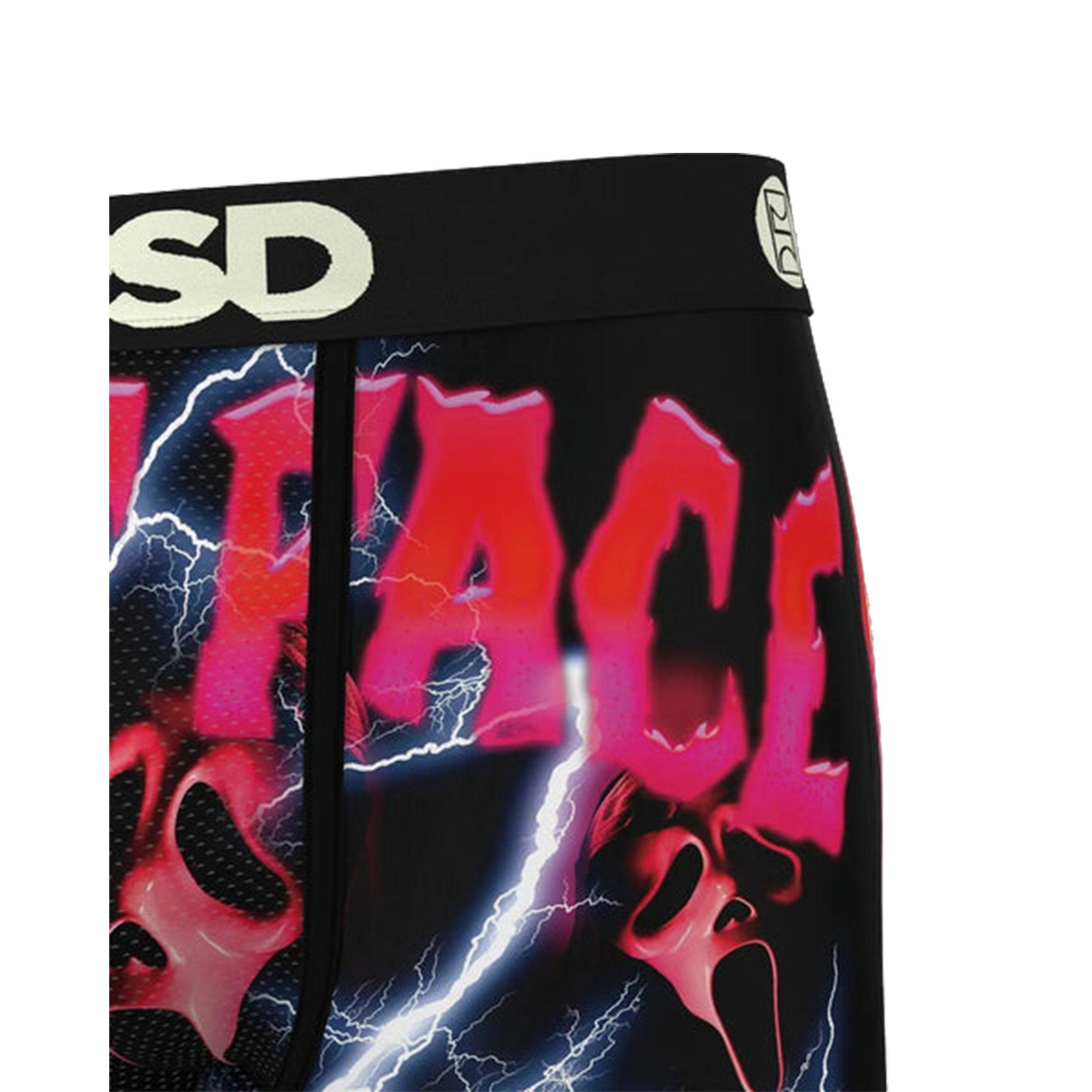 PSD Men's Ghost Face Underwear - BLACK/RED Thumbnail View 4
