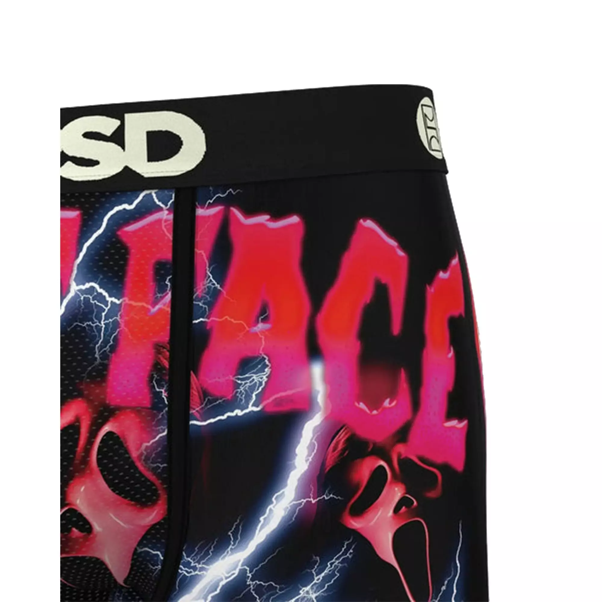 PSD Men's Ghost Face Underwear - BLACK/RED
