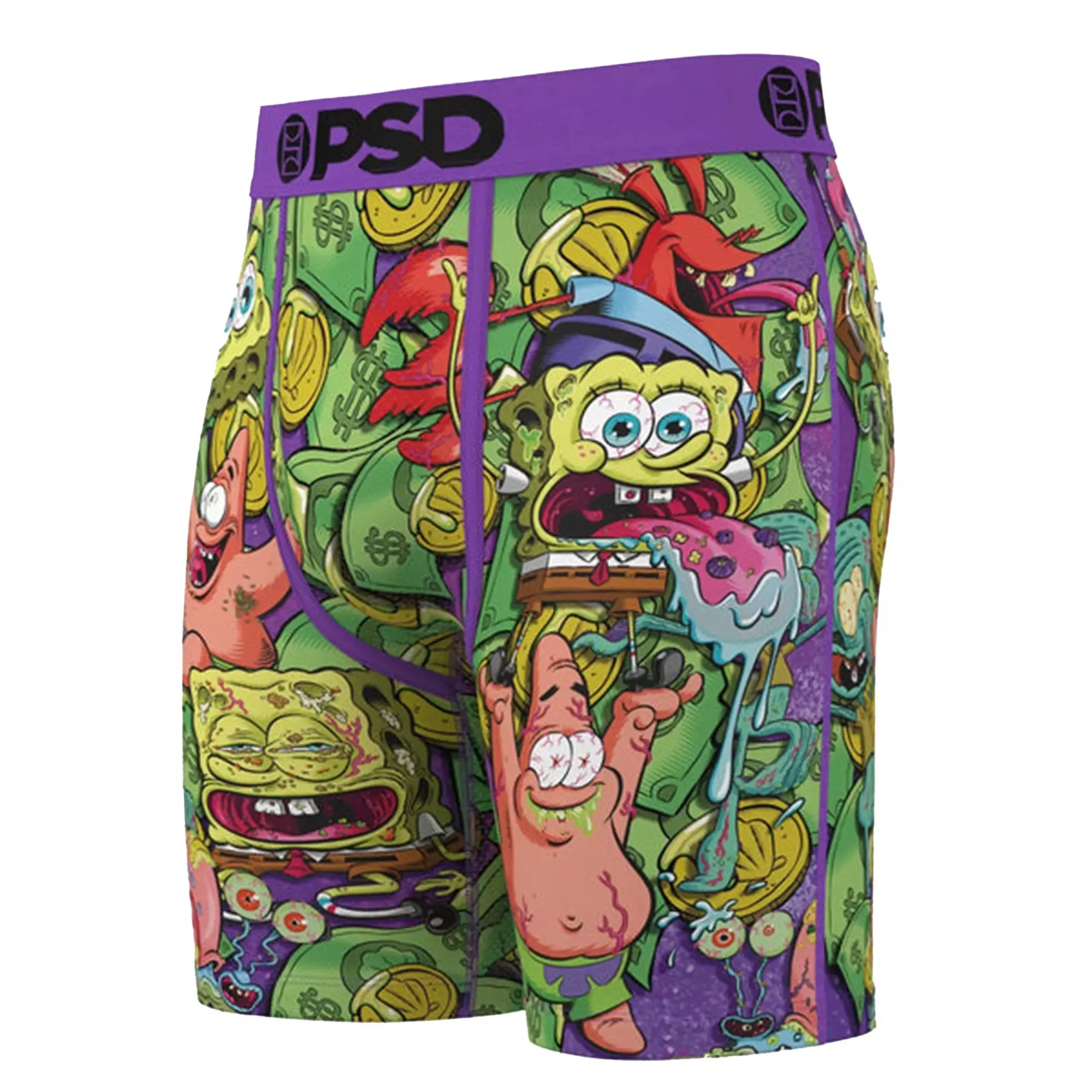 PSD Men's SpongeBob SquarePants Krusty Bank Underwear - MULTI-COLOR
